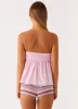 Cassie Tube Top - Pink sold by Peppermayo