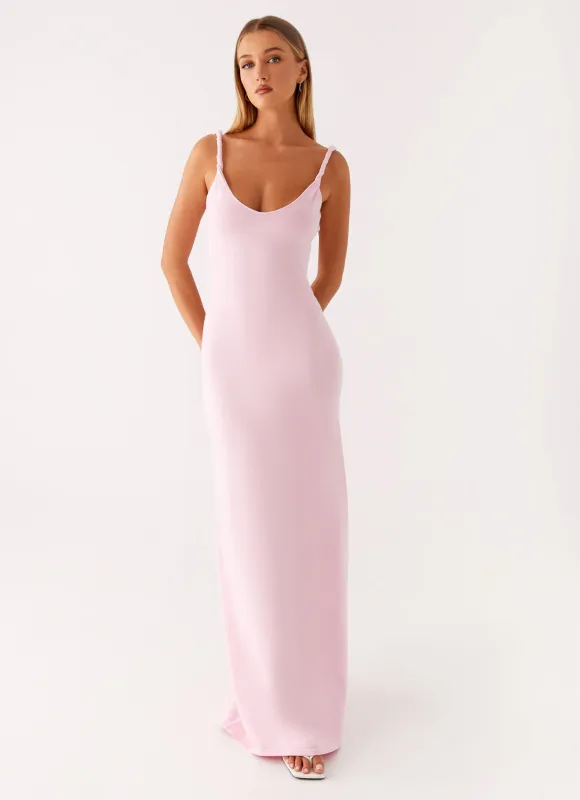 Anastasia Maxi Dress - Pink sold by Peppermayo