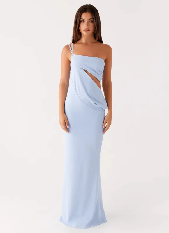Dani Maxi Dress - Blue sold by Peppermayo