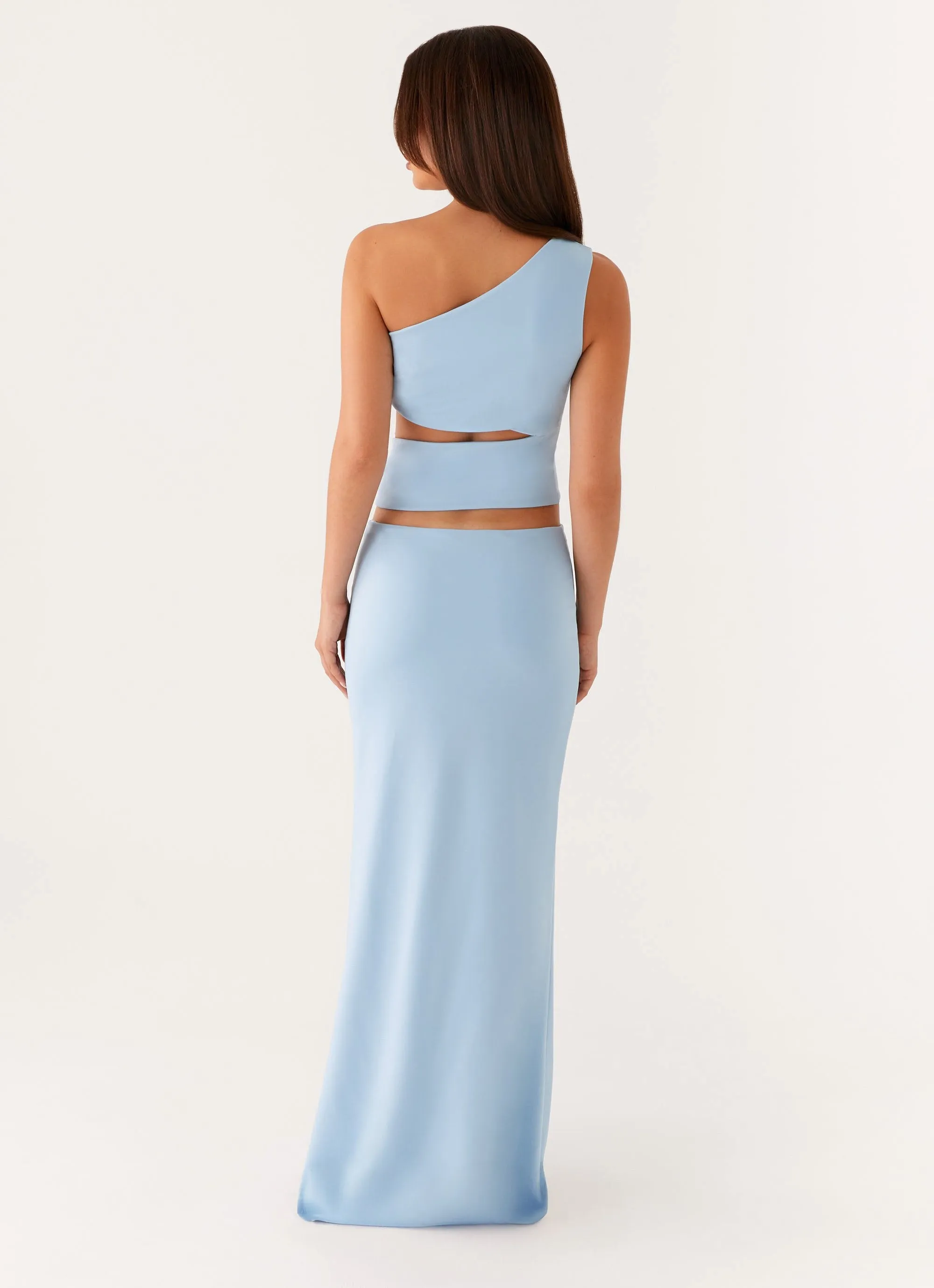 Laylani Cut Out Maxi Dress - Blue sold by Peppermayo product image thumbnail 4