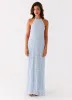Aullie Maxi Dress - Blue sold by Peppermayo
