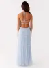 Aullie Maxi Dress - Blue sold by Peppermayo