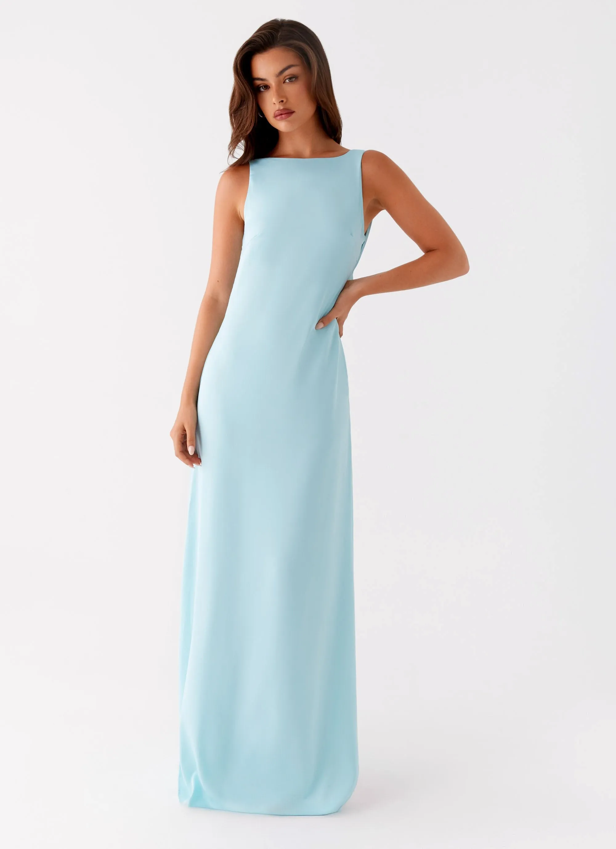 Ronnie Maxi Dress - Blue sold by Peppermayo
