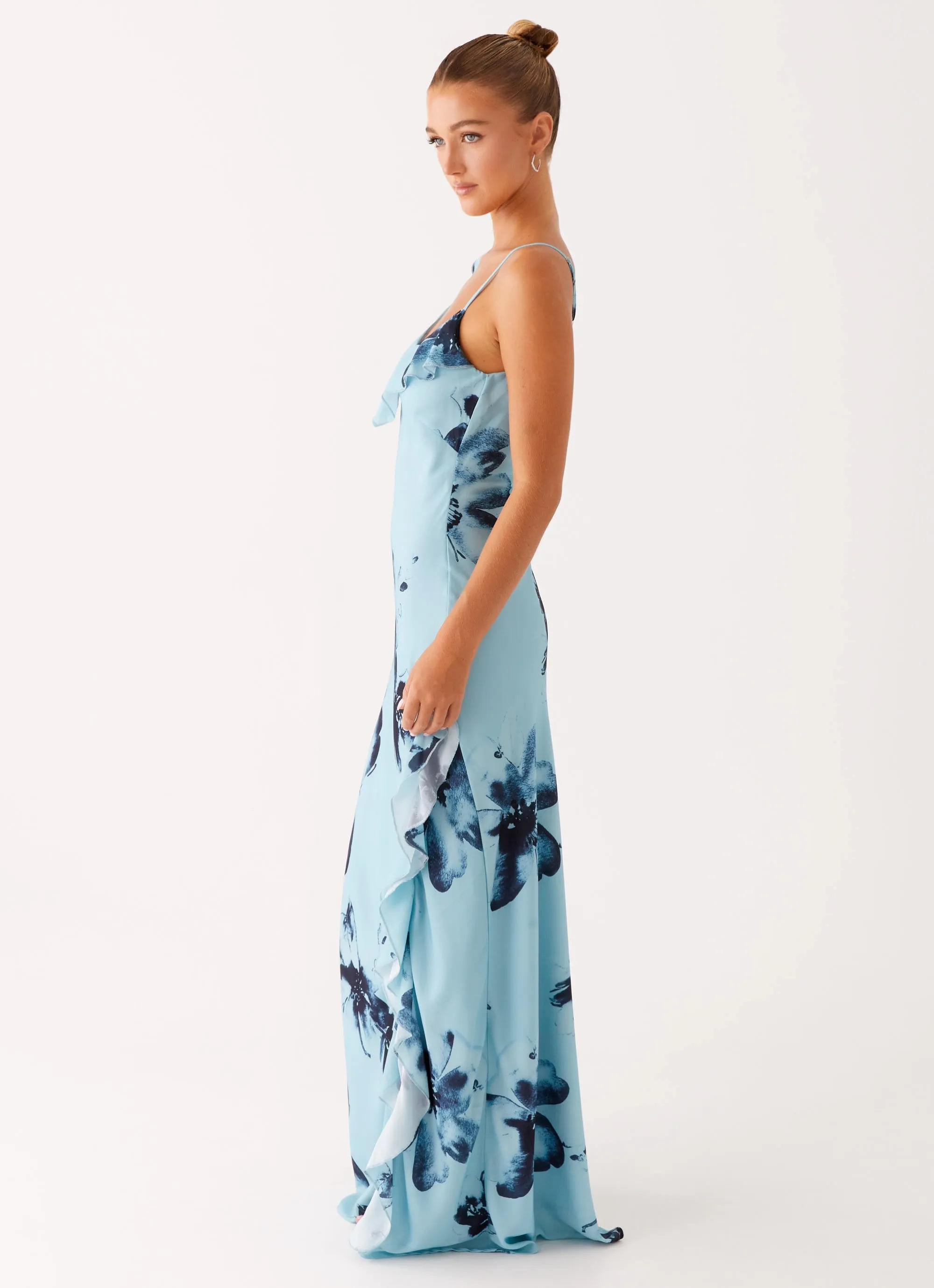 Goldsmith Maxi Dress - Blue Black Floral sold by Peppermayo product image thumbnail 2