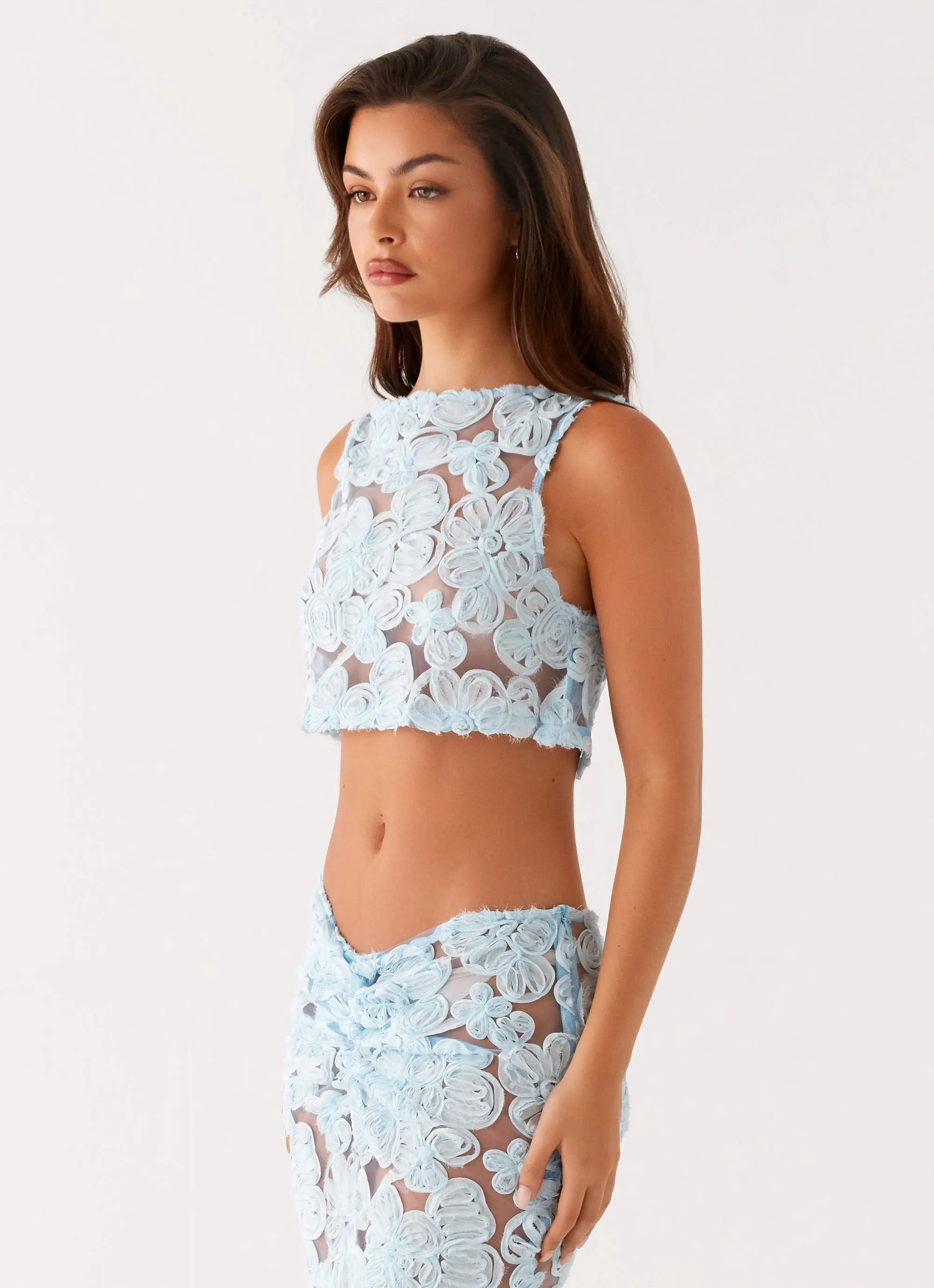 Fiorella Floret Top - Blue sold by Peppermayo product image thumbnail 3
