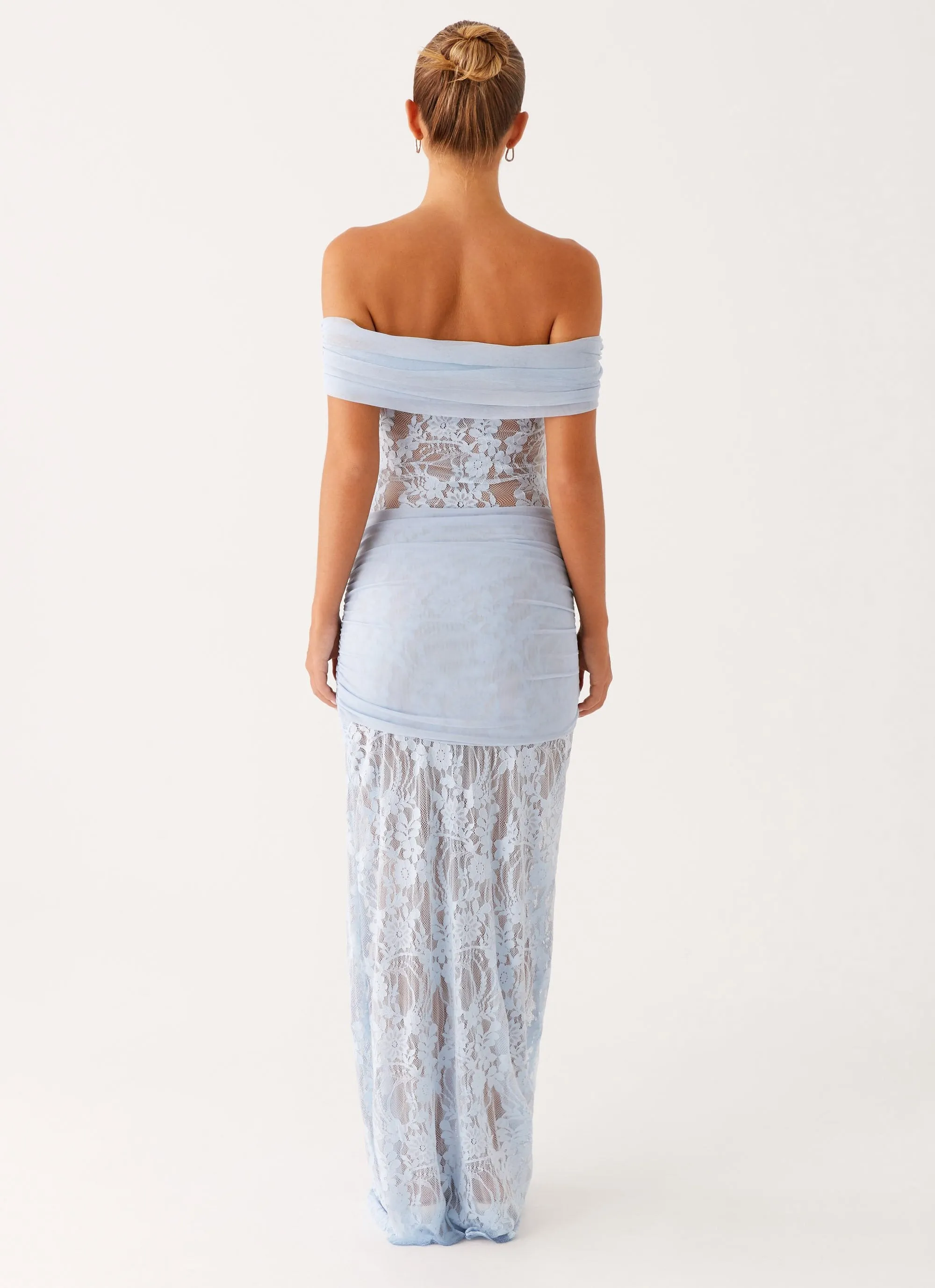 Gracie Twist Maxi Dress - Blue sold by Peppermayo product image thumbnail 3