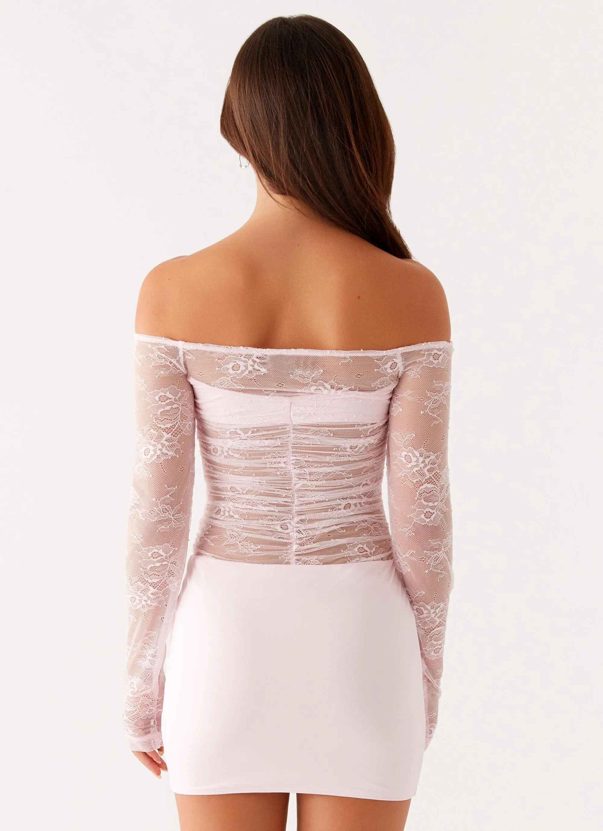 Collide Lace Mini Dress - Pink sold by Peppermayo product image thumbnail 4