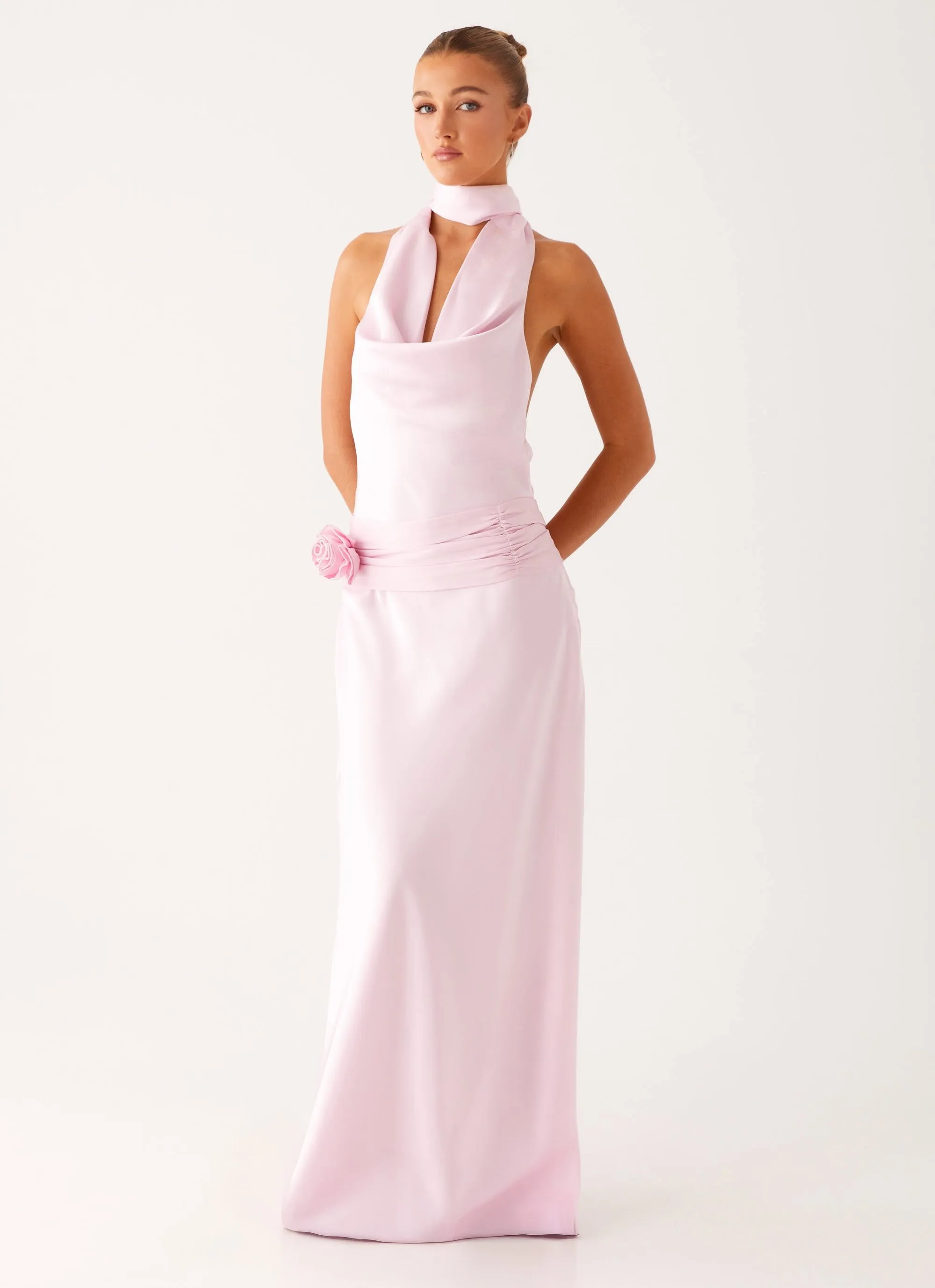 Imani Maxi Dress - Pink sold by Peppermayo