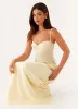 Romy Maxi Dress - Yellow sold by Peppermayo