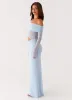 Emery Maxi Dress - Blue sold by Peppermayo
