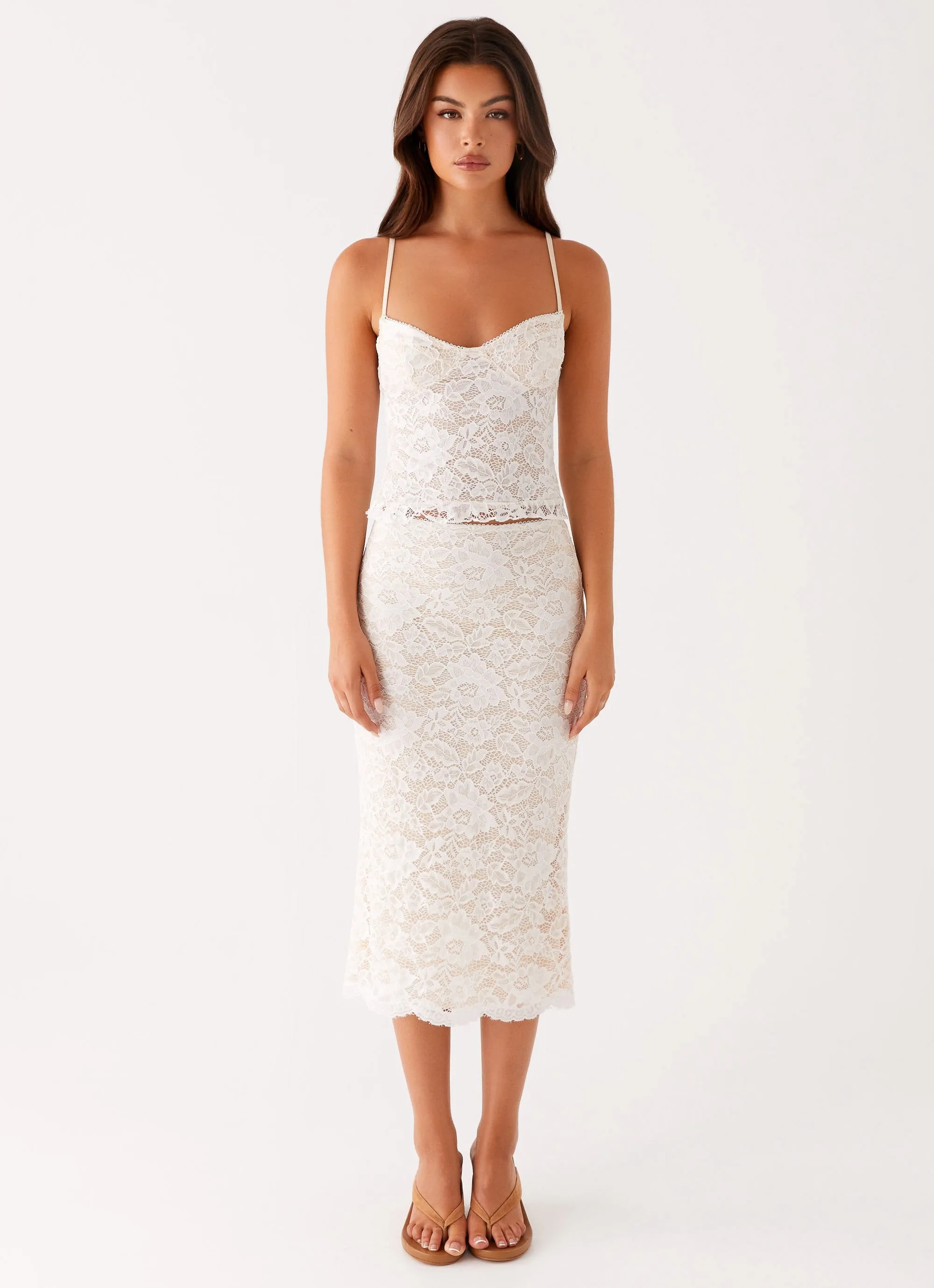 Crystal Clear Lace Top - Ivory sold by Peppermayo product image thumbnail 2