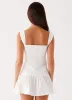 Miami Mini Dress - White sold by Peppermayo
