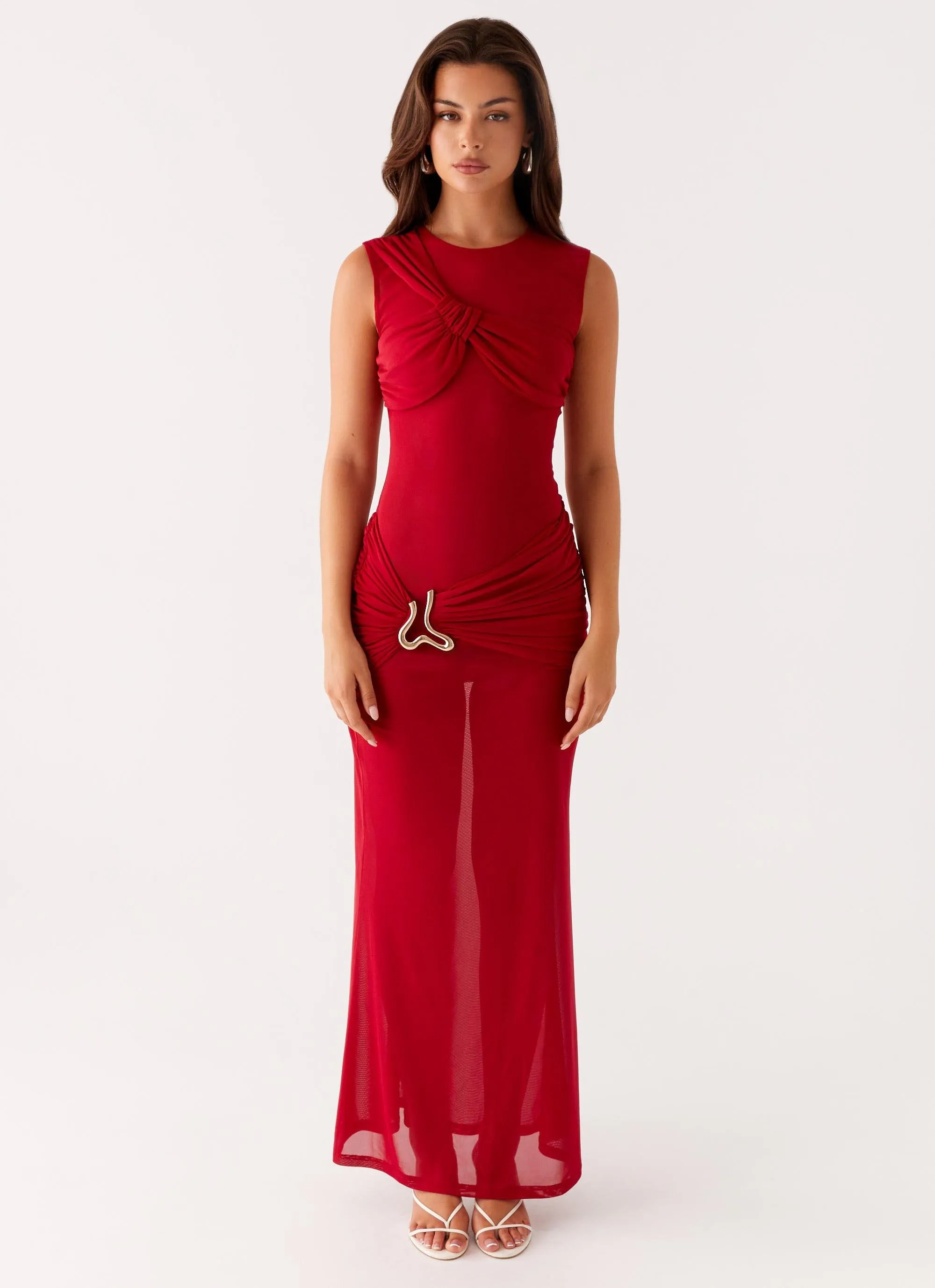 Worldwide Maxi Dress - Raspberry sold by Peppermayo product image thumbnail 2