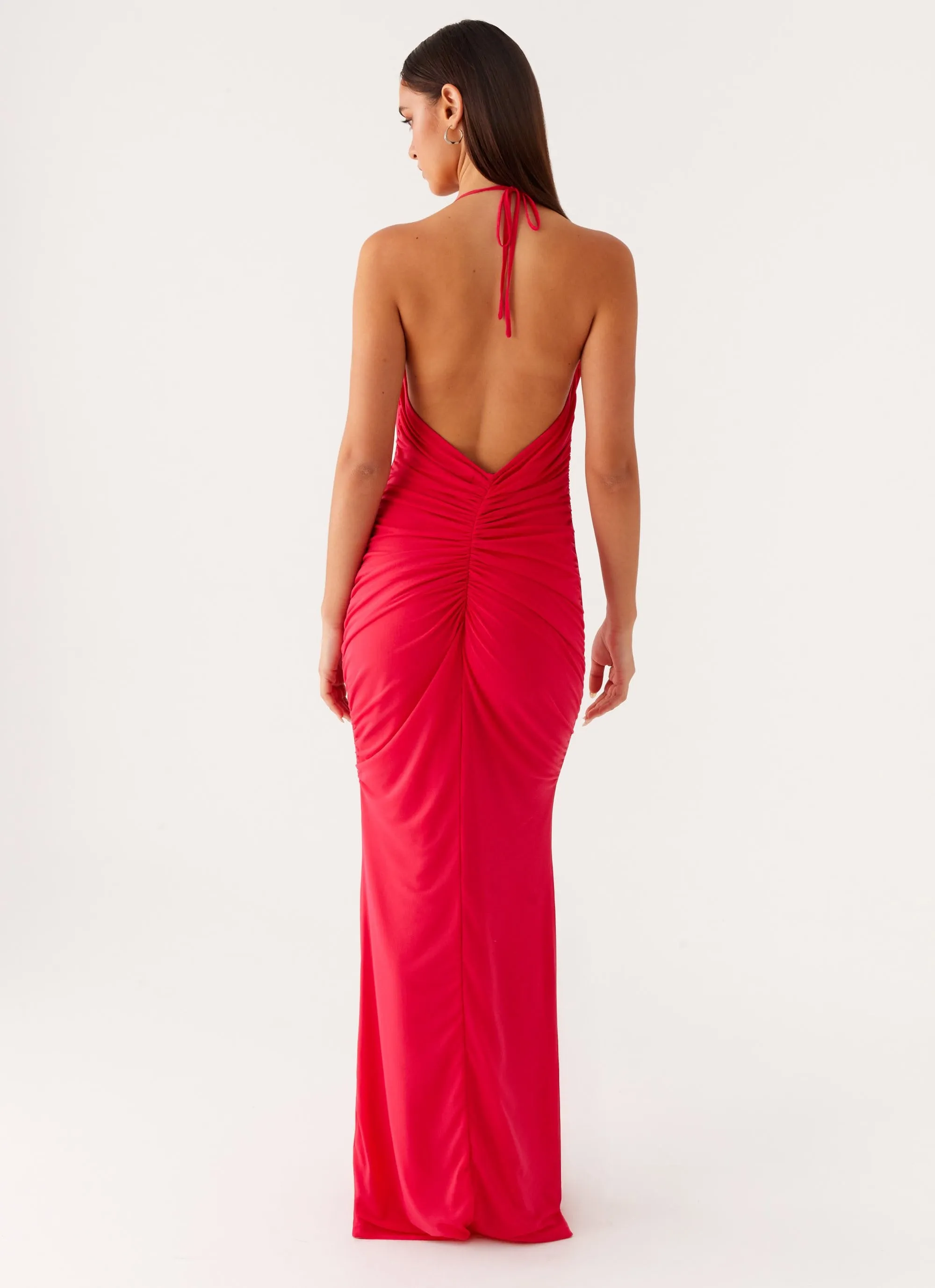 Amari Maxi Dress - Raspberry sold by Peppermayo product image thumbnail 3