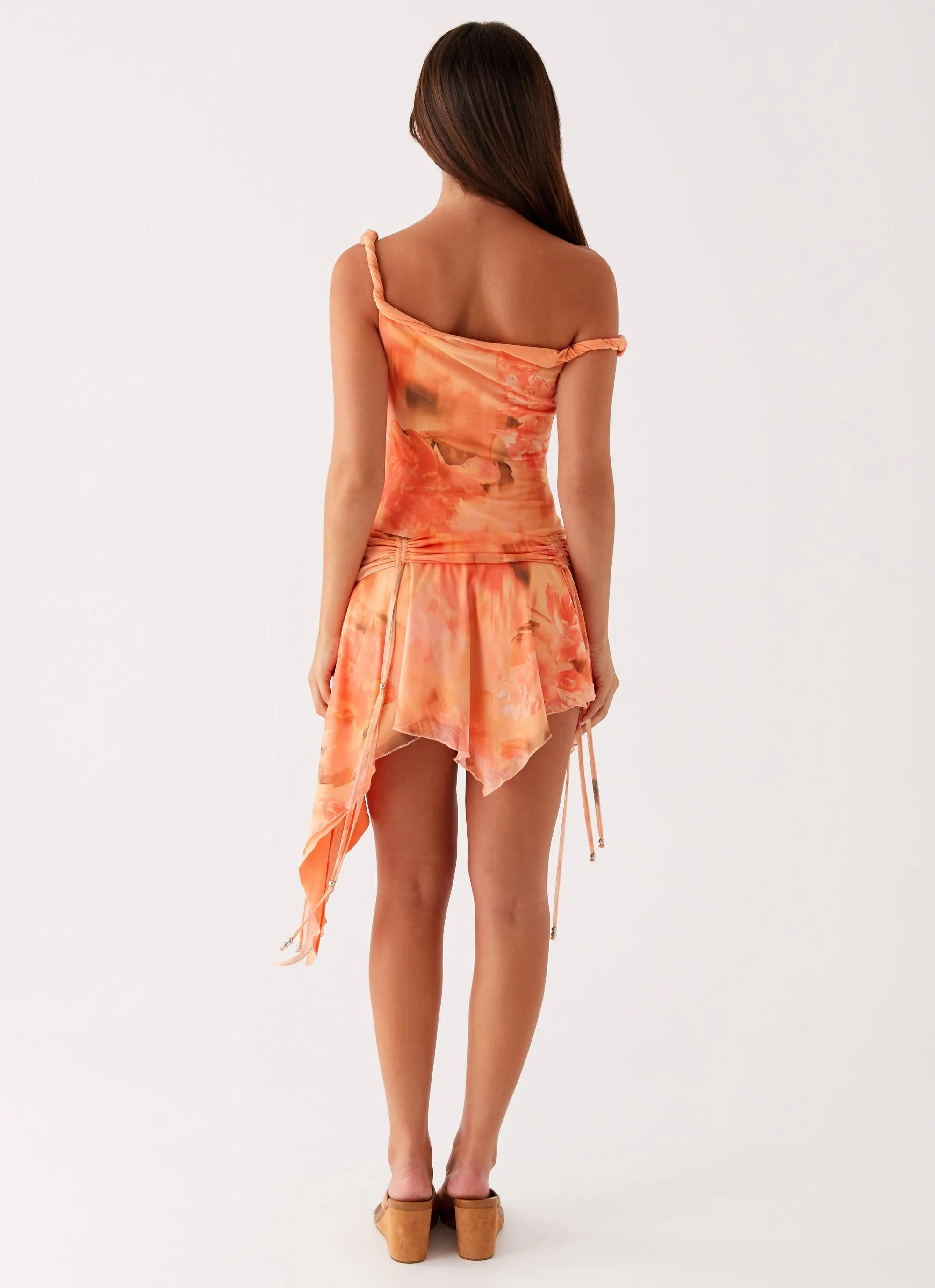 Catch Up Mini Dress - Sunset Floral sold by Peppermayo product image thumbnail 4