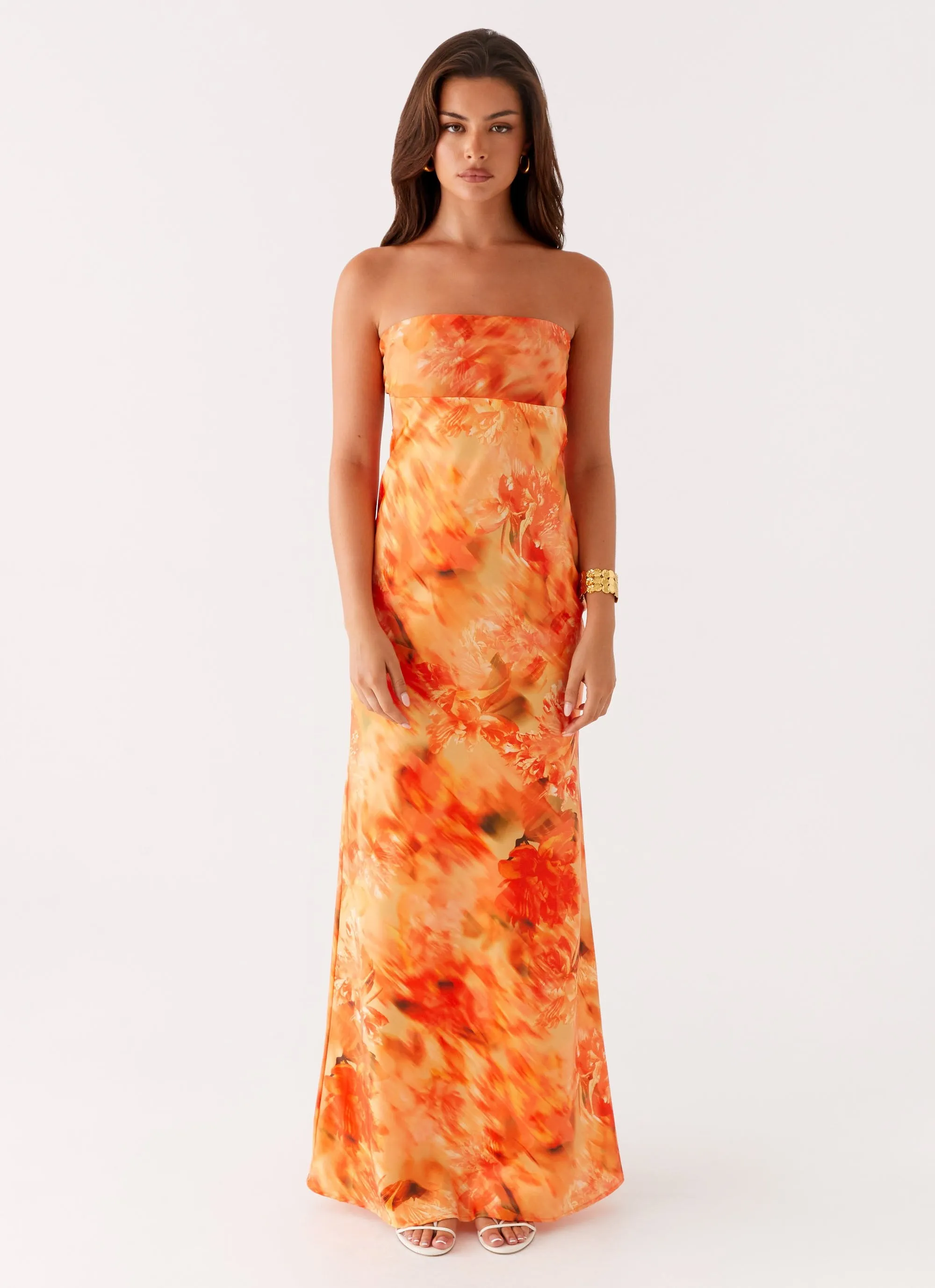 Carmen Maxi Dress - Sunset Floral sold by Peppermayo product image thumbnail 3