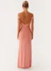 Katiya Maxi Dress - Peach sold by Peppermayo