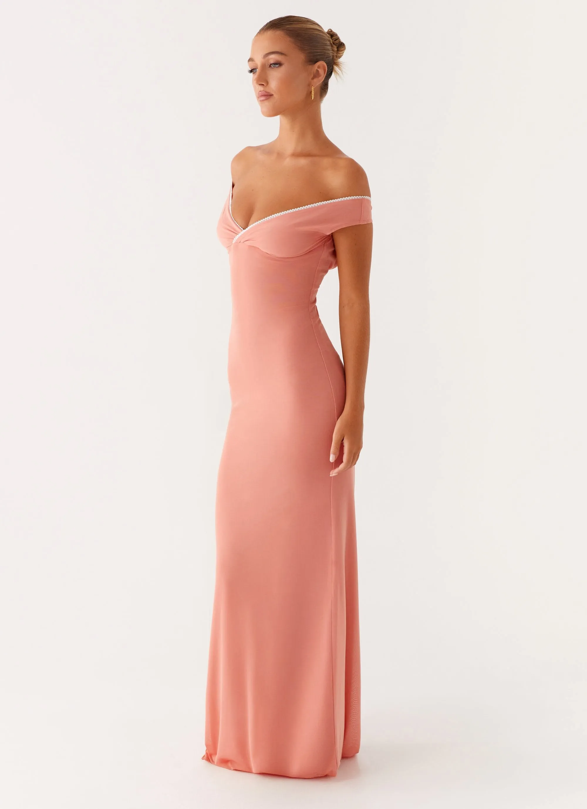 Katiya Maxi Dress - Peach sold by Peppermayo product image thumbnail 3
