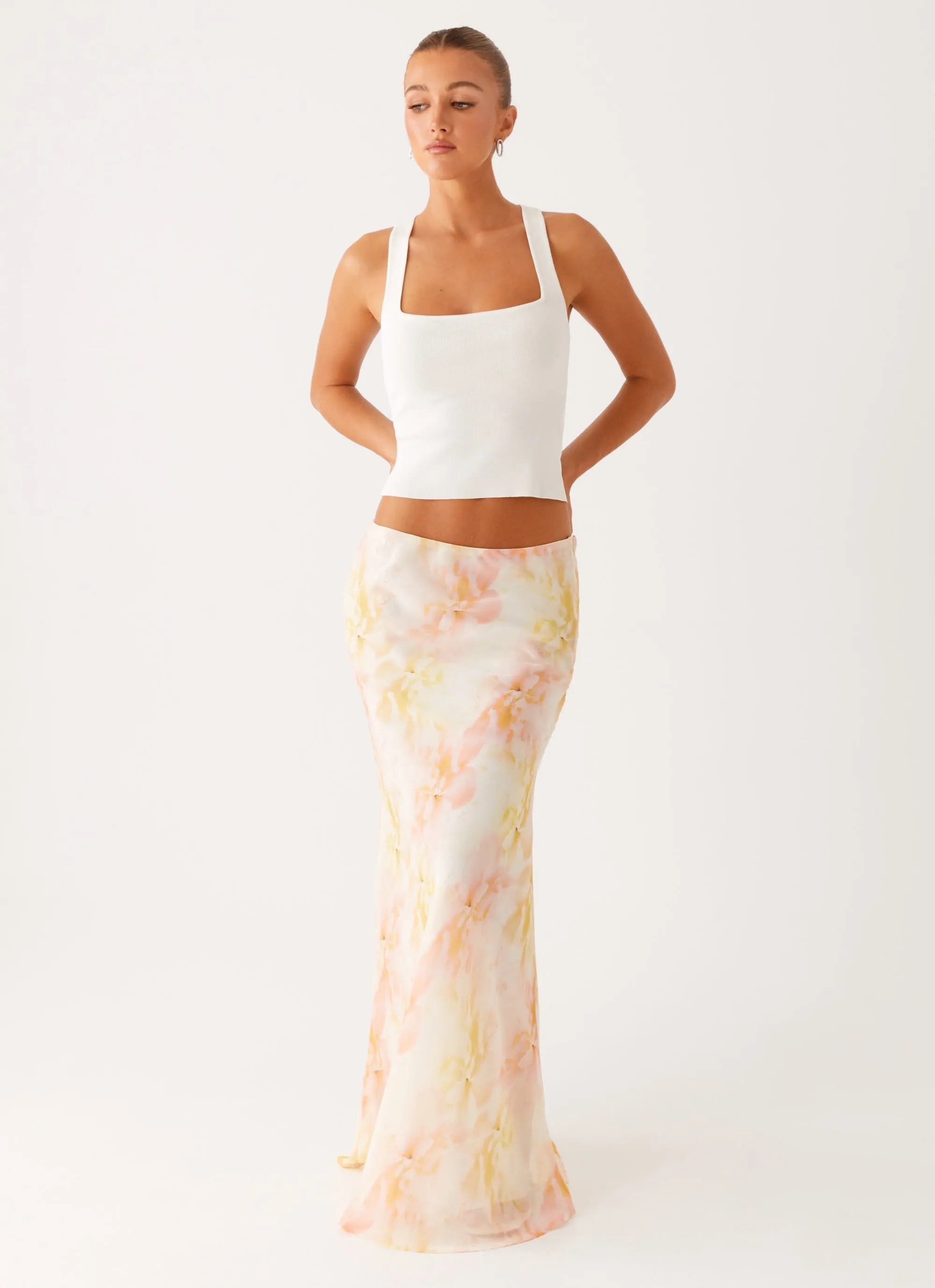 Harlow Chiffon Maxi Skirt - Floral Print sold by Peppermayo product image thumbnail 2