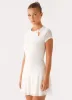 Esty Mini Dress - Ivory sold by Peppermayo