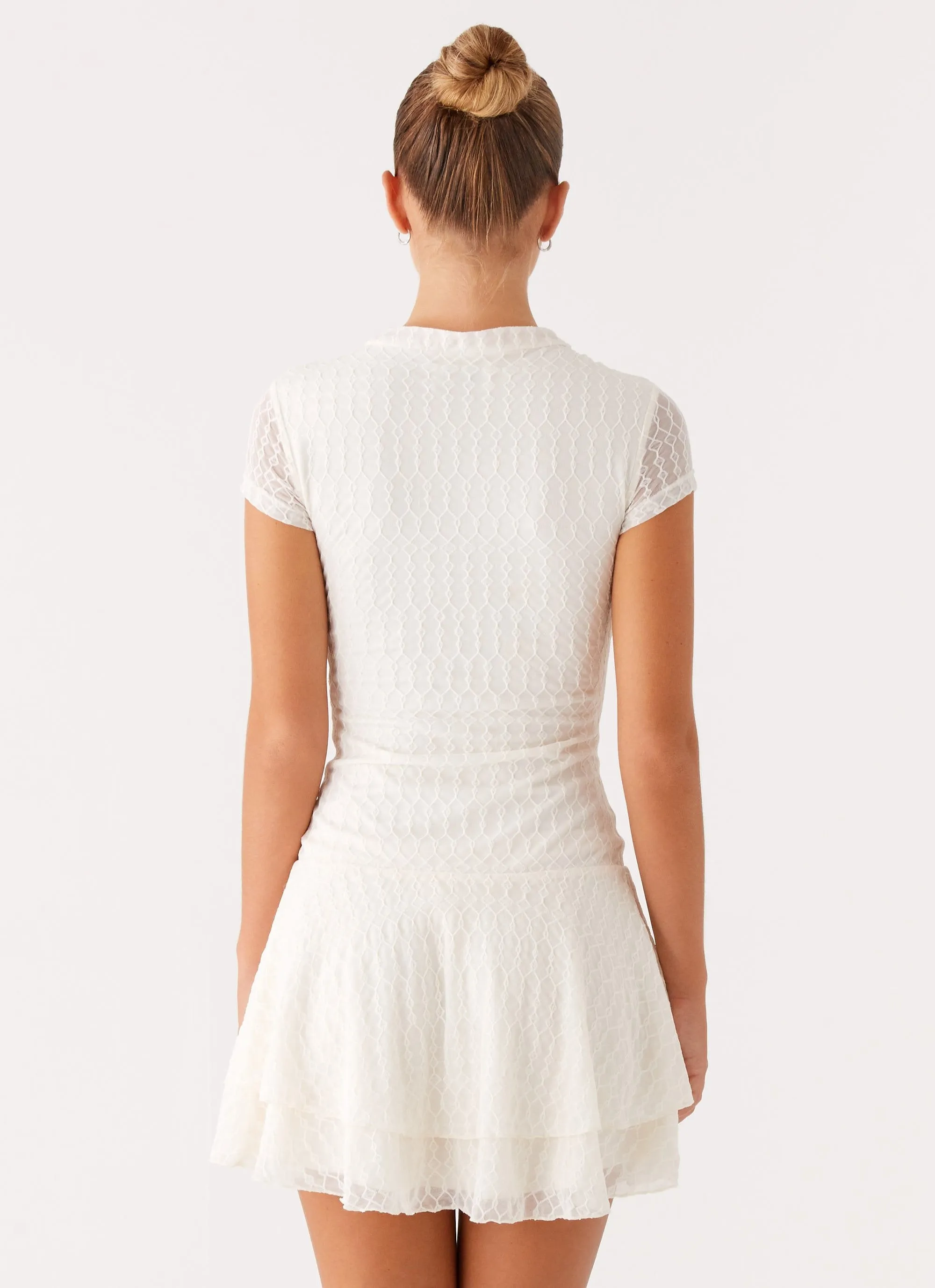 Esty Mini Dress - Ivory sold by Peppermayo product image thumbnail 4