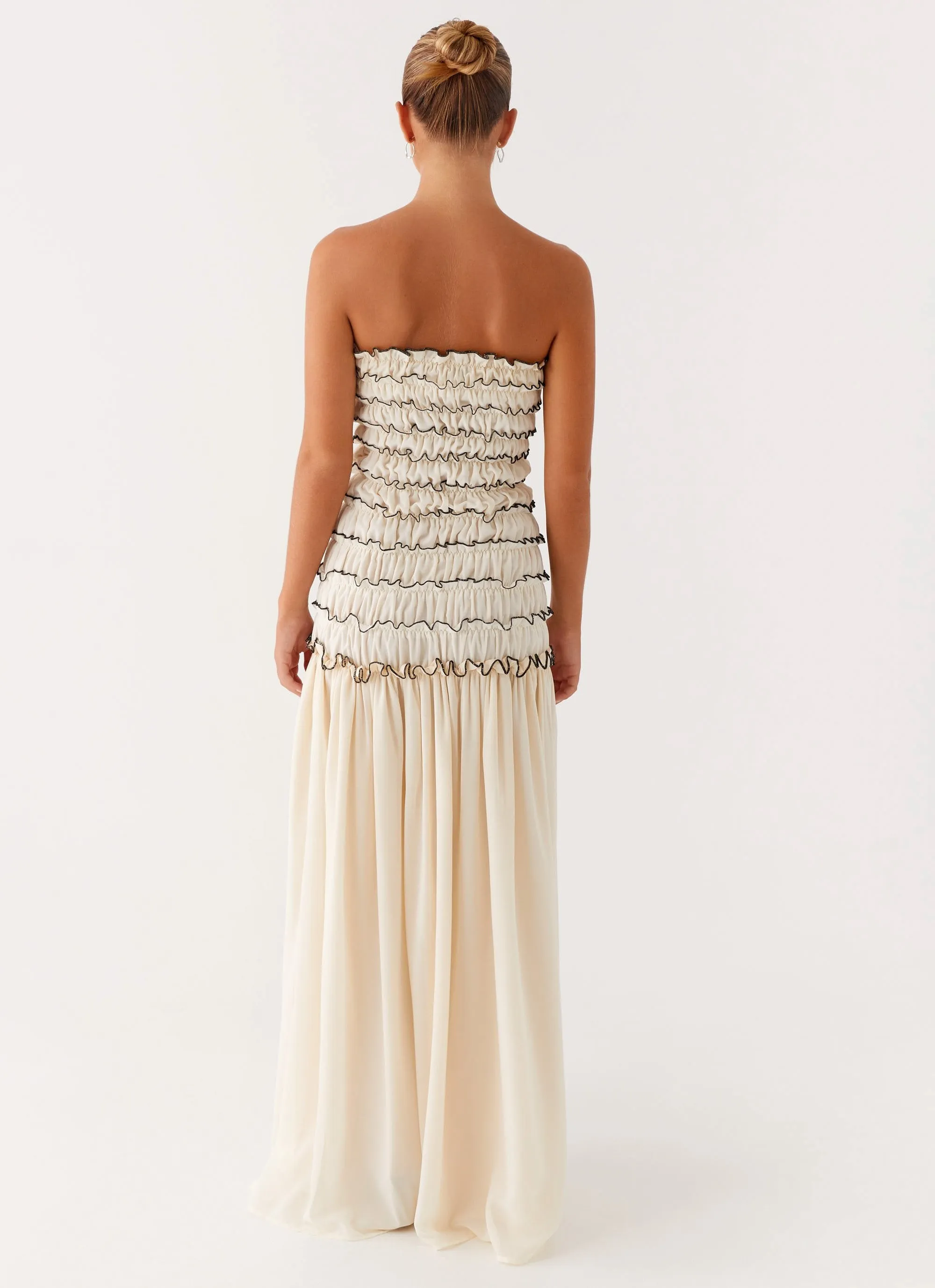 Zariah Maxi Dress - Ivory sold by Peppermayo product image thumbnail 4