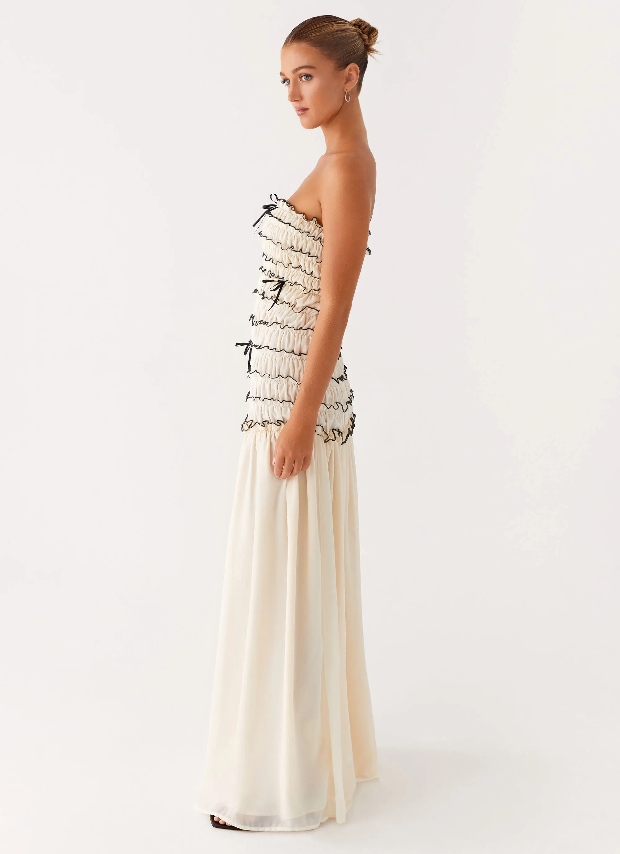 Zariah Maxi Dress - Ivory sold by Peppermayo product image thumbnail 3