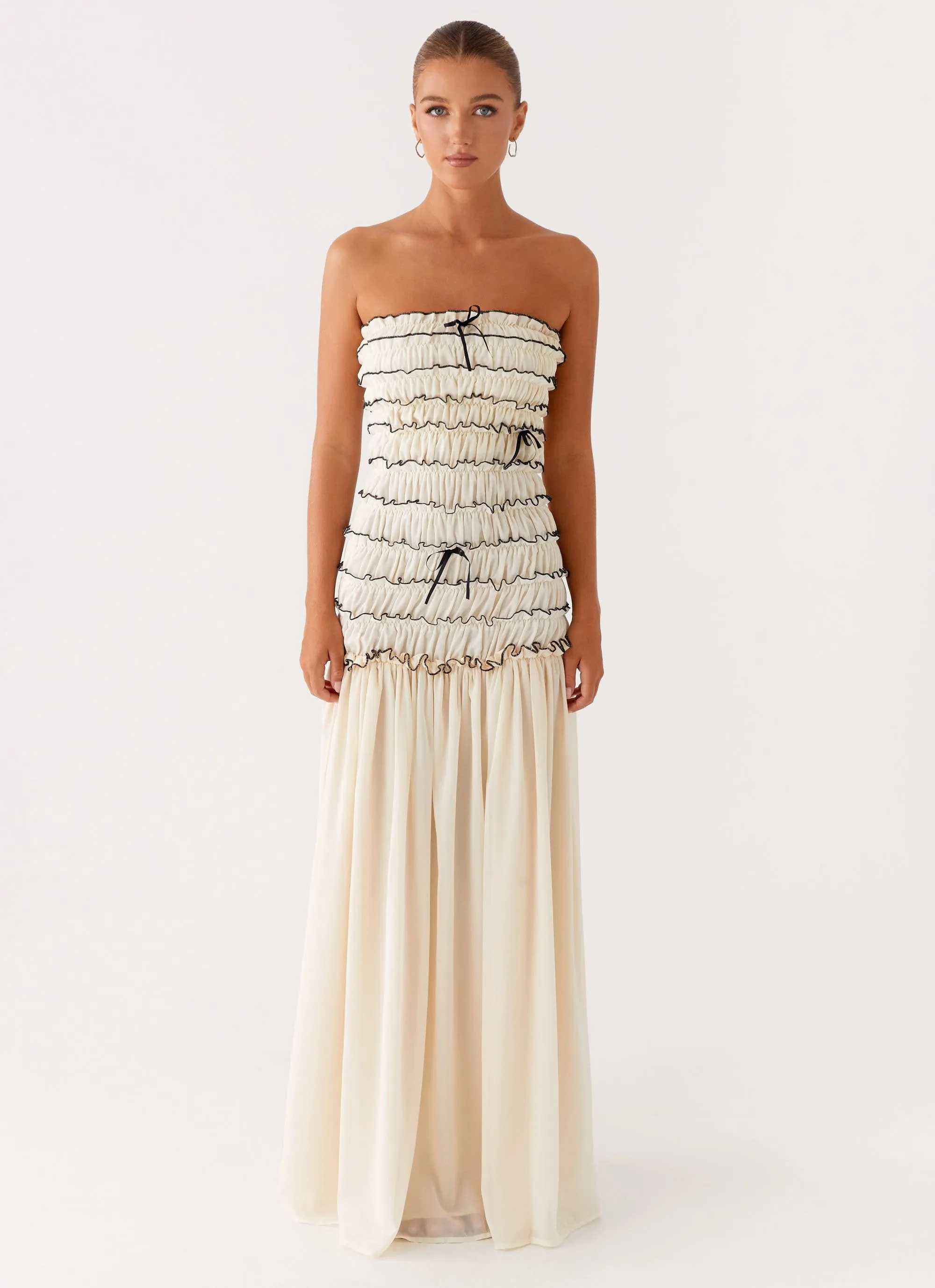 Zariah Maxi Dress - Ivory sold by Peppermayo product image thumbnail 2