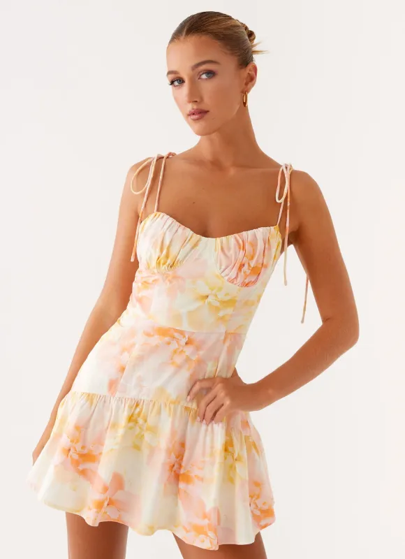 Abby Mini Dress - Floral Print sold by Peppermayo