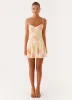 Abby Mini Dress - Floral Print sold by Peppermayo
