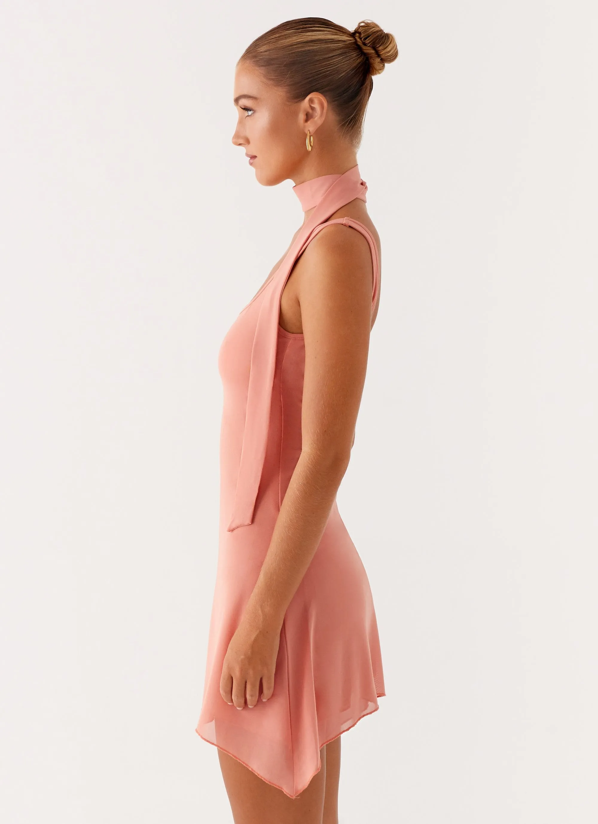 Hudson Mini Dress - Peach sold by Peppermayo product image thumbnail 3