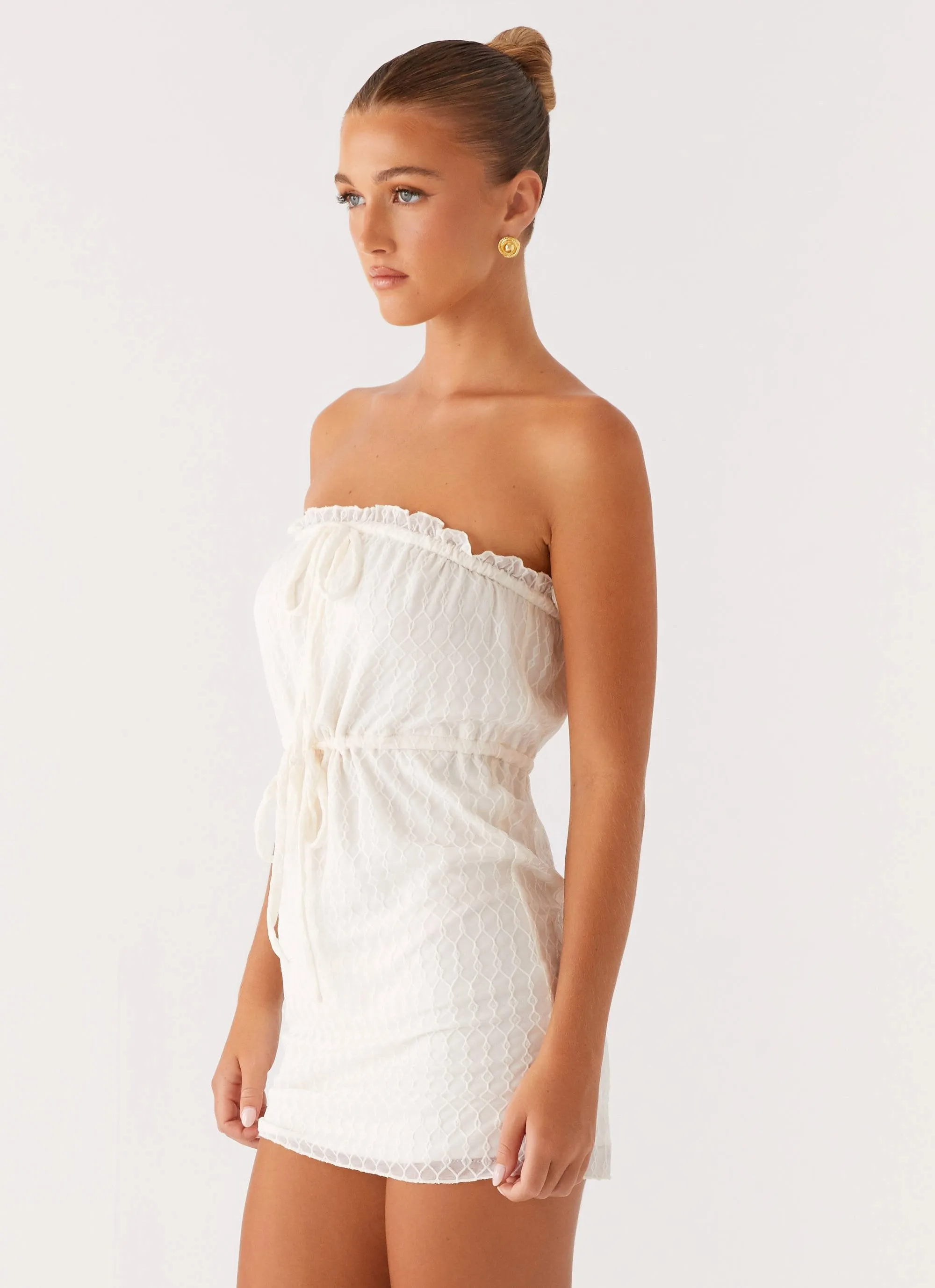 Alina Mini Dress - Ivory sold by Peppermayo product image thumbnail 3