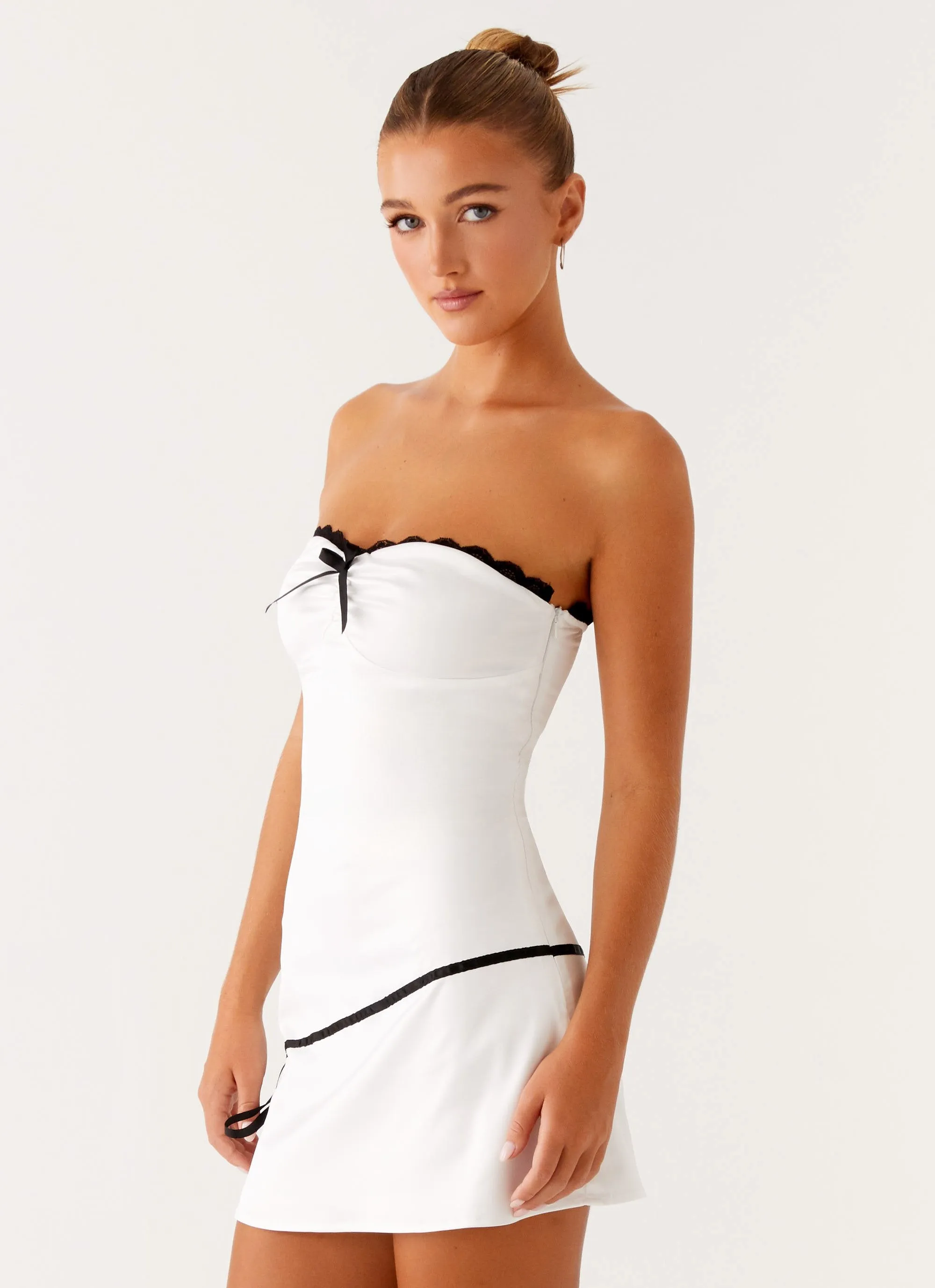 Thea Mini Dress - White sold by Peppermayo product image thumbnail 3