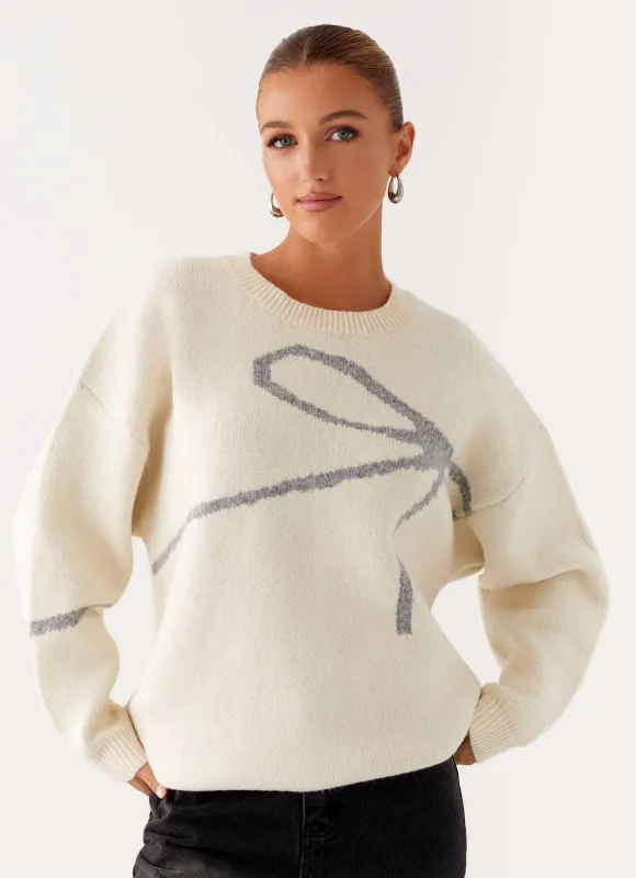 Dreamwood Knit Sweater - Ivory sold by Peppermayo