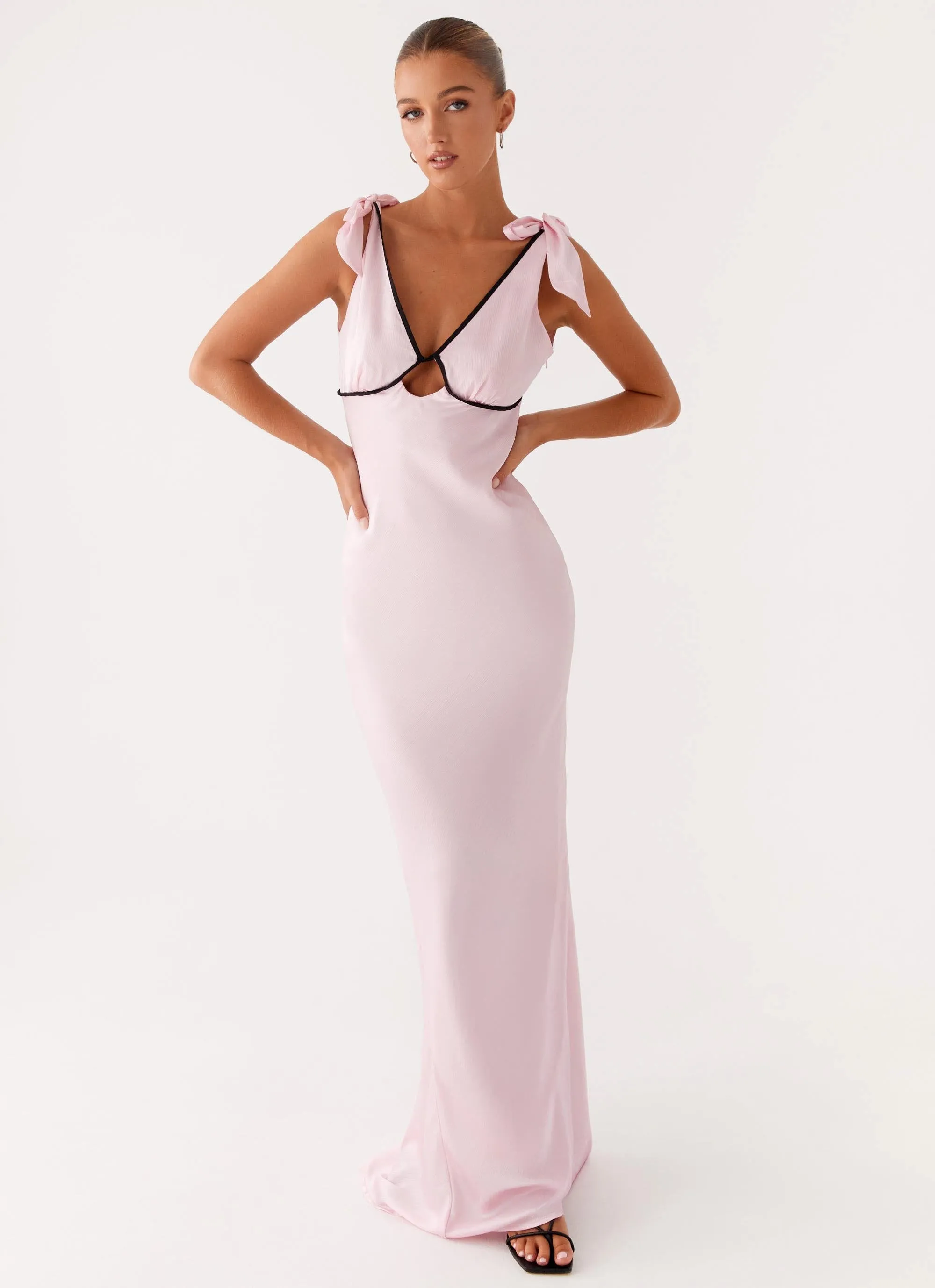 Romeo Maxi Dress - Pink sold by Peppermayo