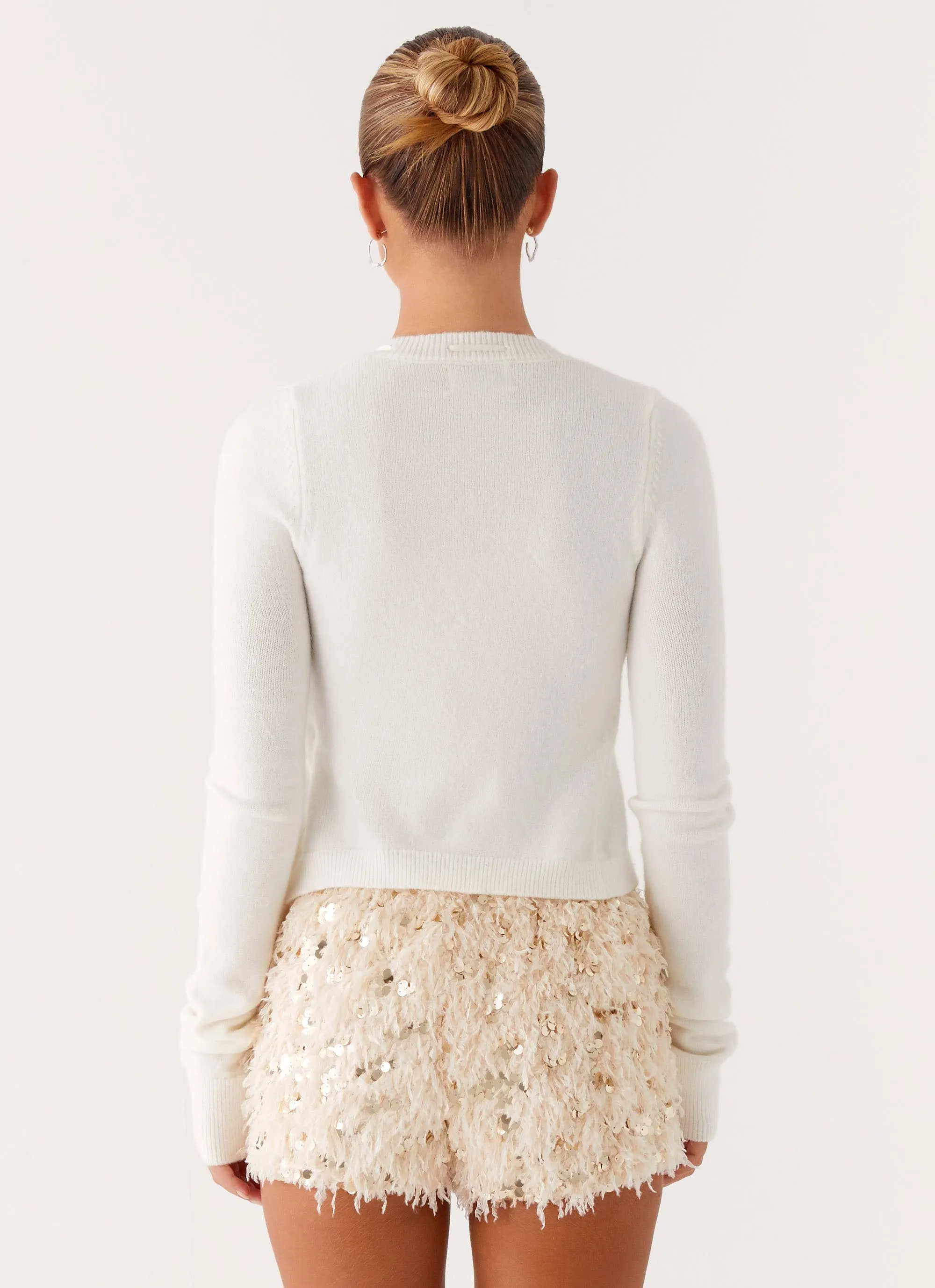 Crush Knit Top - White sold by Peppermayo product image thumbnail 5