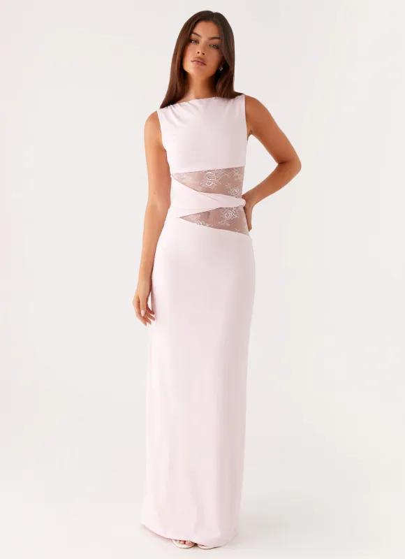 Karma Maxi Dress - Pink sold by Peppermayo