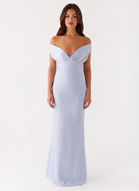 Jenner Maxi Dress - Blue sold by Peppermayo