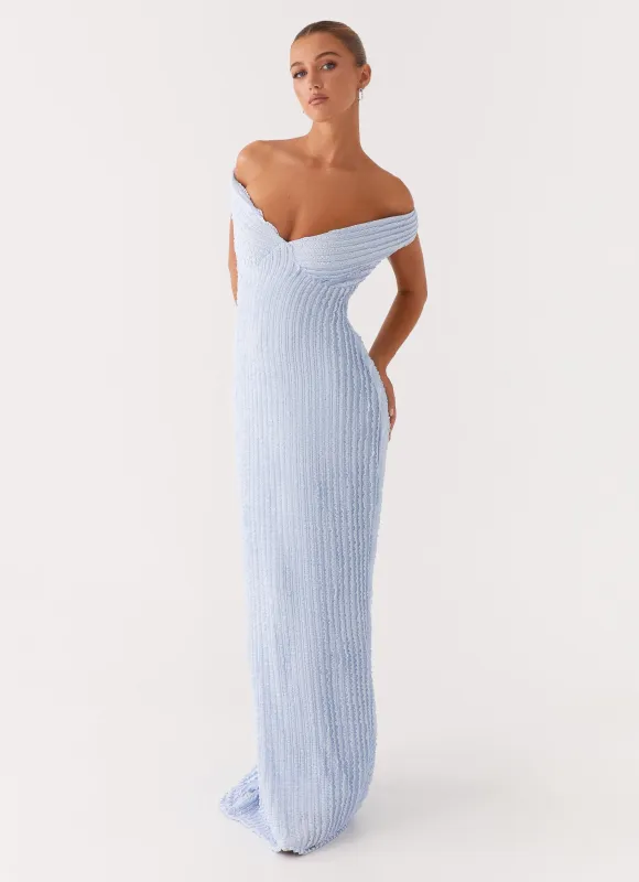 Chantelle Maxi Dress - Blue sold by Peppermayo