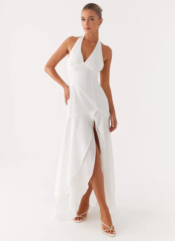Turu Maxi Dress - White made by Peppermayo