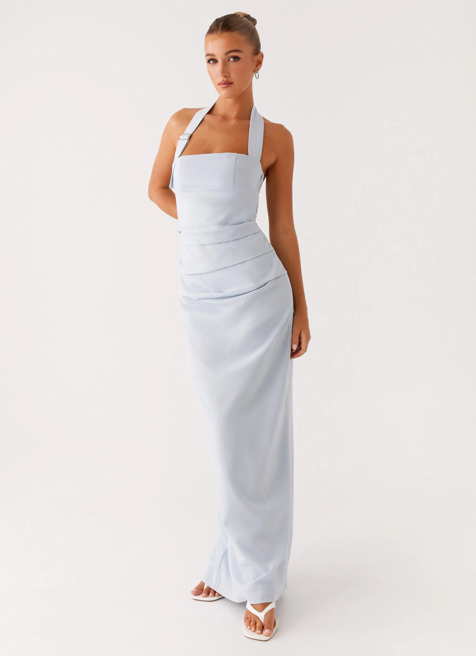 Rumour Has it Maxi Dress - Blue sold by Peppermayo
