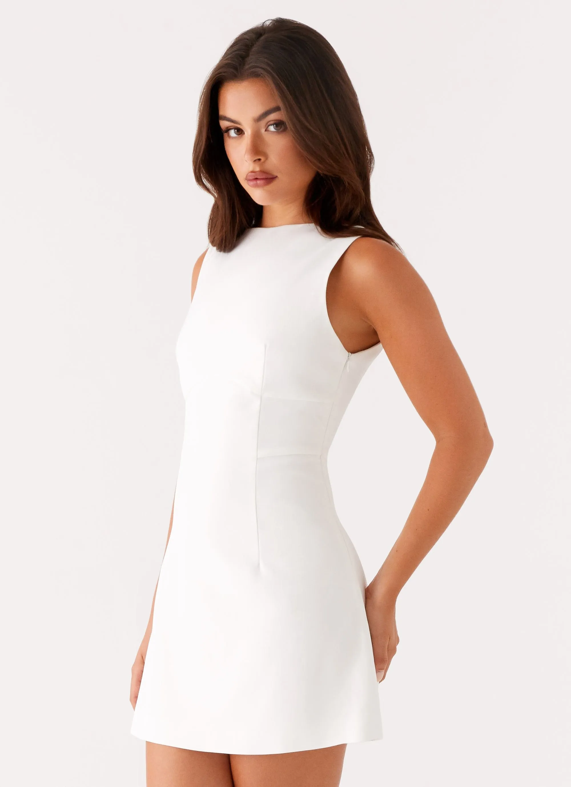 Lulita Mini Dress - White sold by Peppermayo product image thumbnail 3