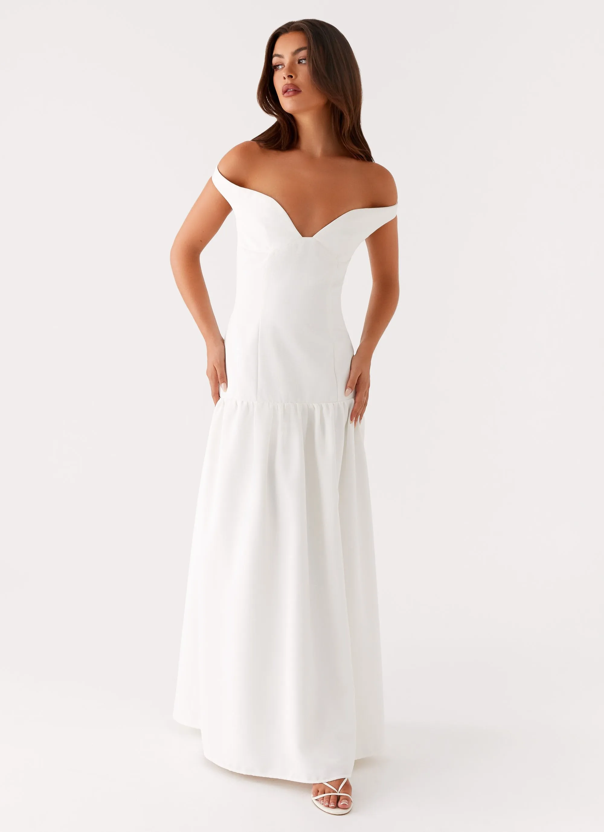 Basel Maxi Dress - White sold by Peppermayo product image thumbnail 5