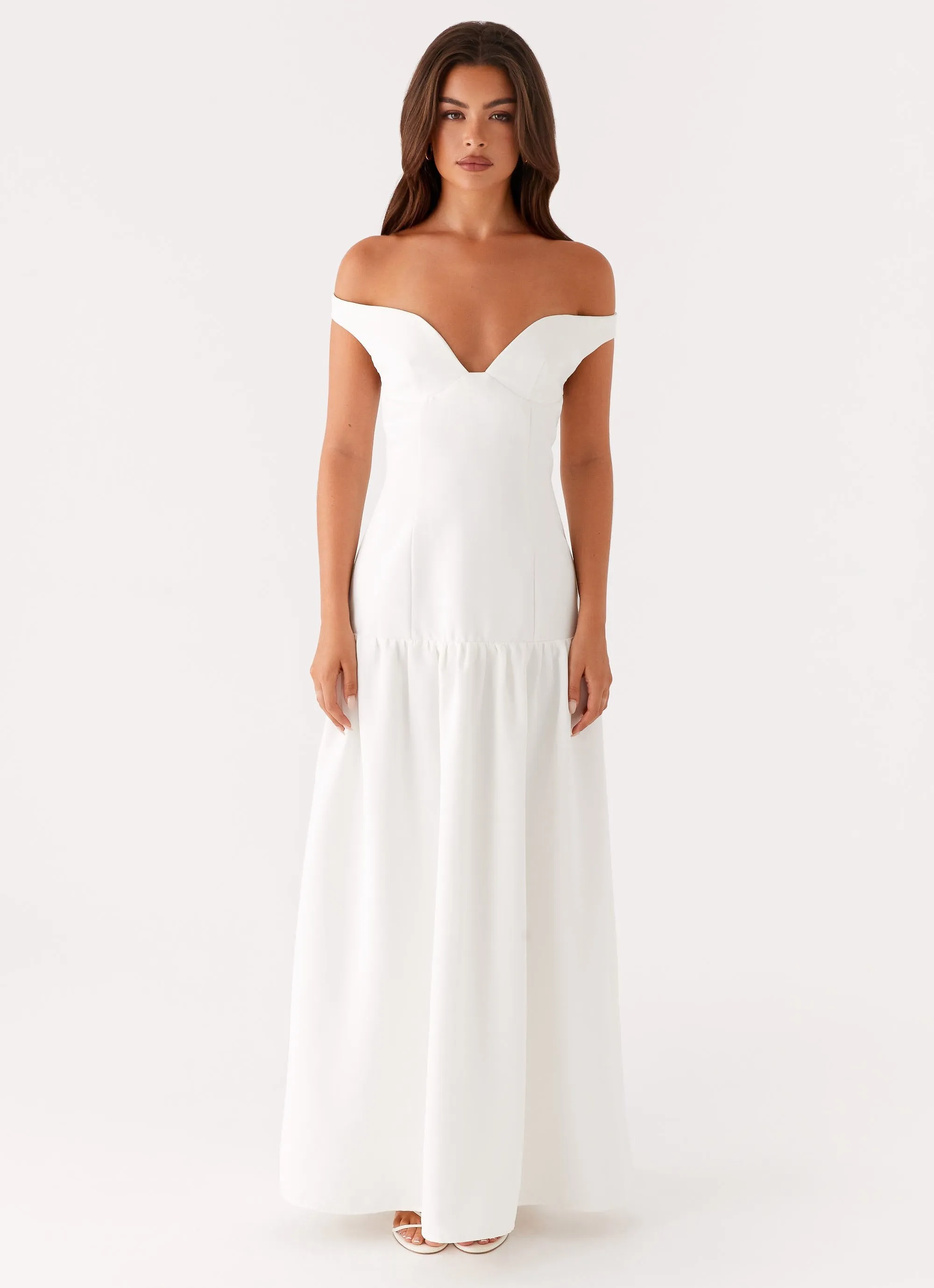 Basel Maxi Dress - White sold by Peppermayo product image thumbnail 2