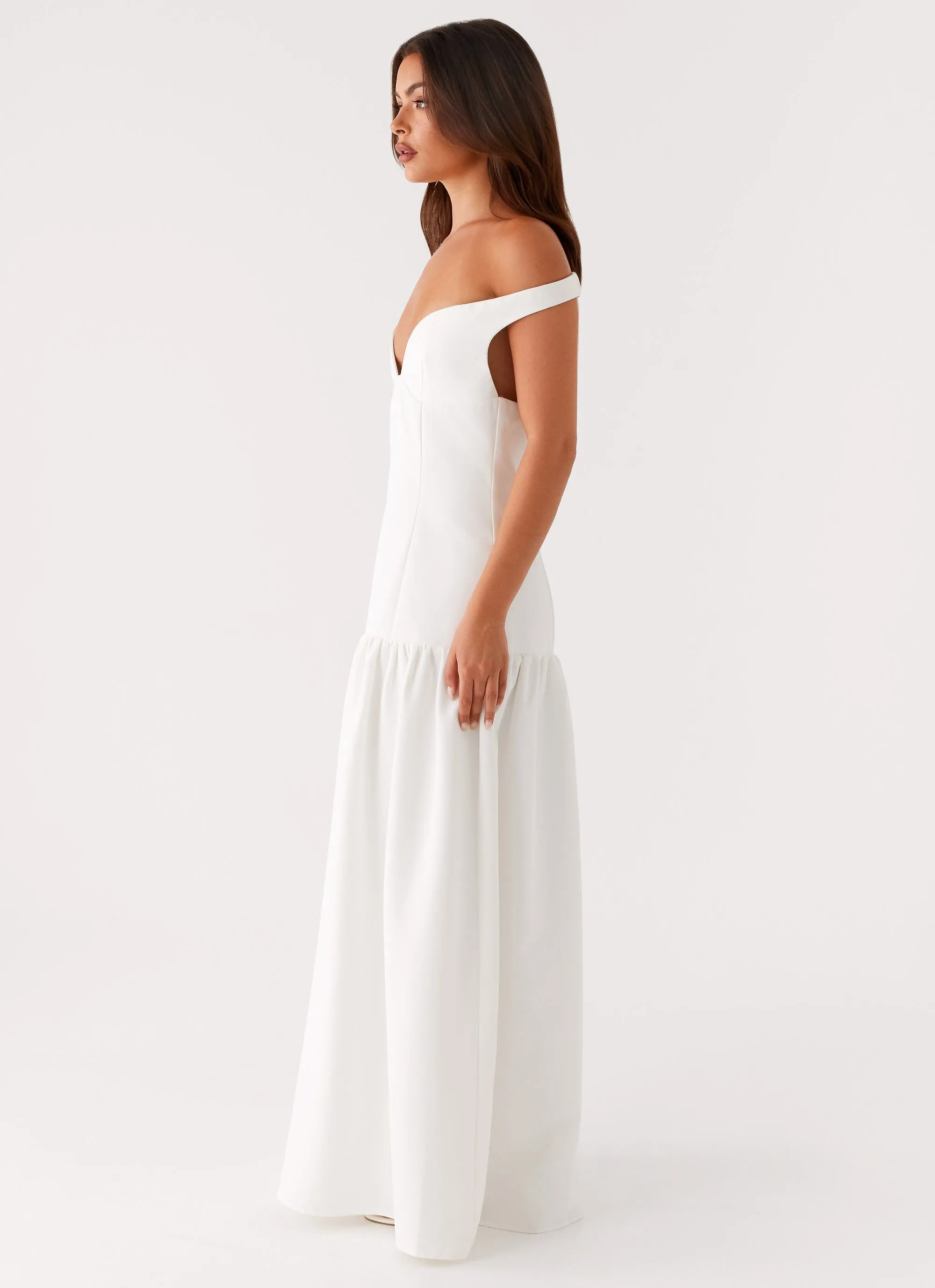 Basel Maxi Dress - White sold by Peppermayo product image thumbnail 3