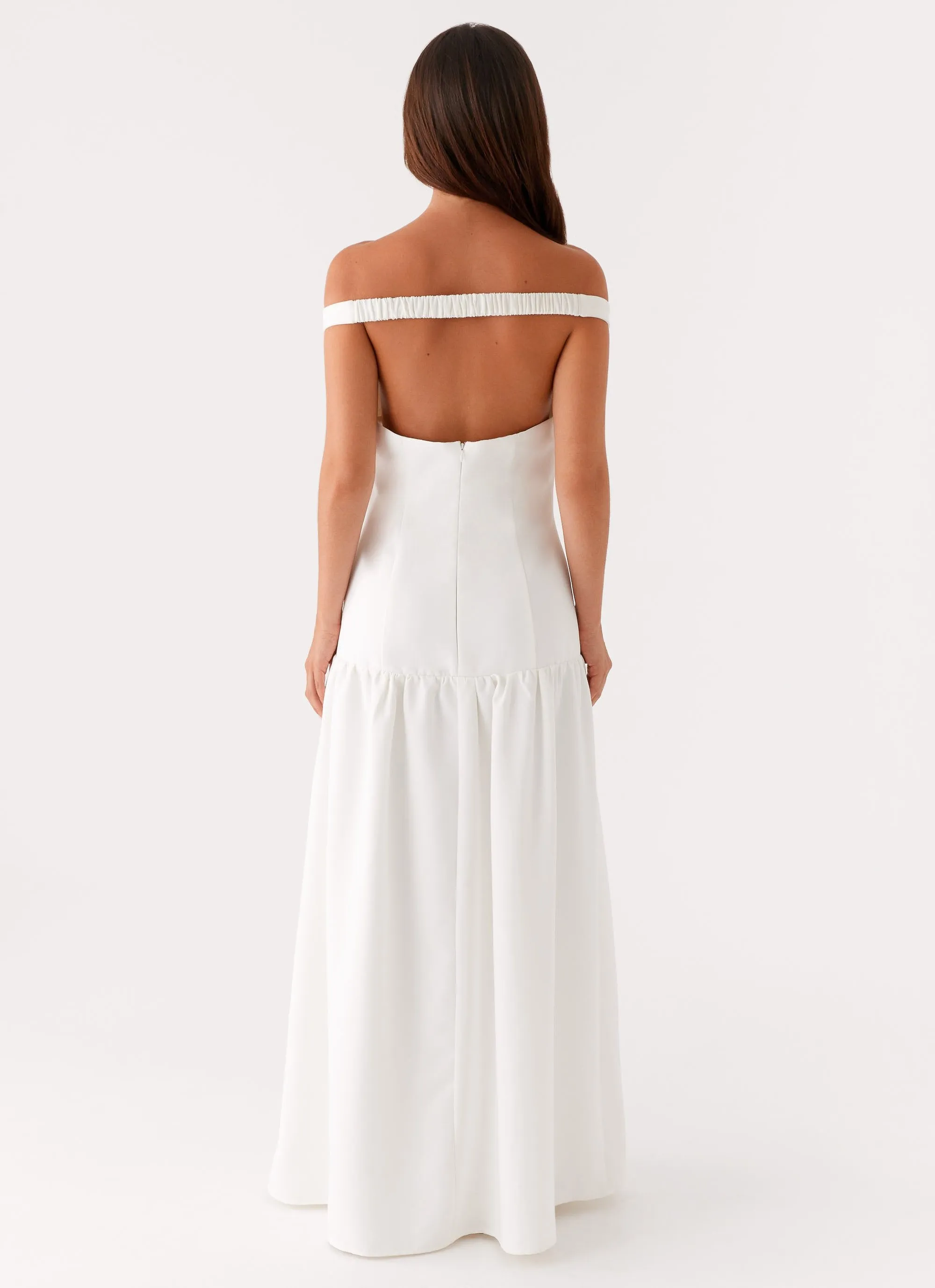 Basel Maxi Dress - White sold by Peppermayo product image thumbnail 4