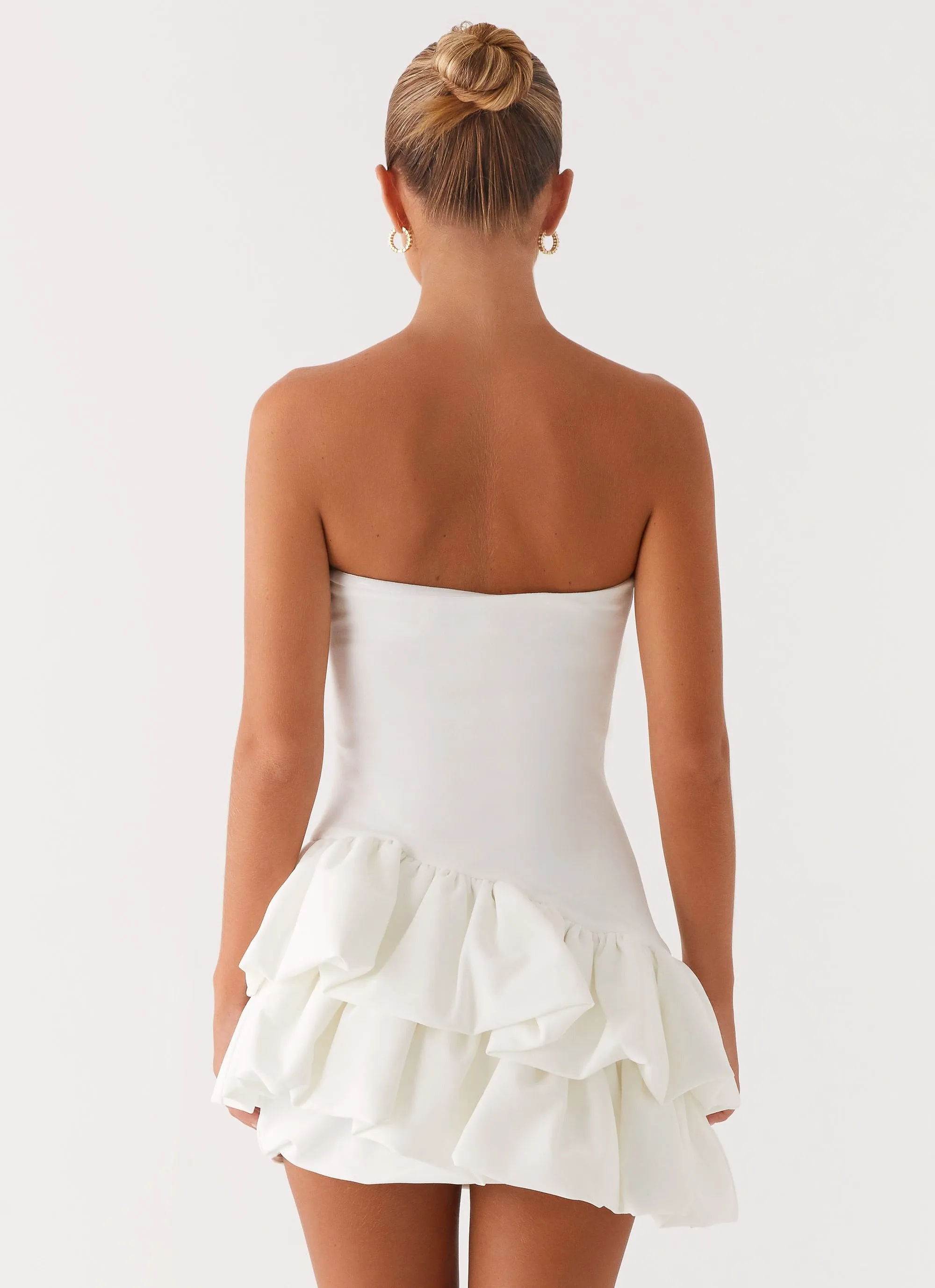 Marie Mini Dress - White sold by Peppermayo product image thumbnail 4