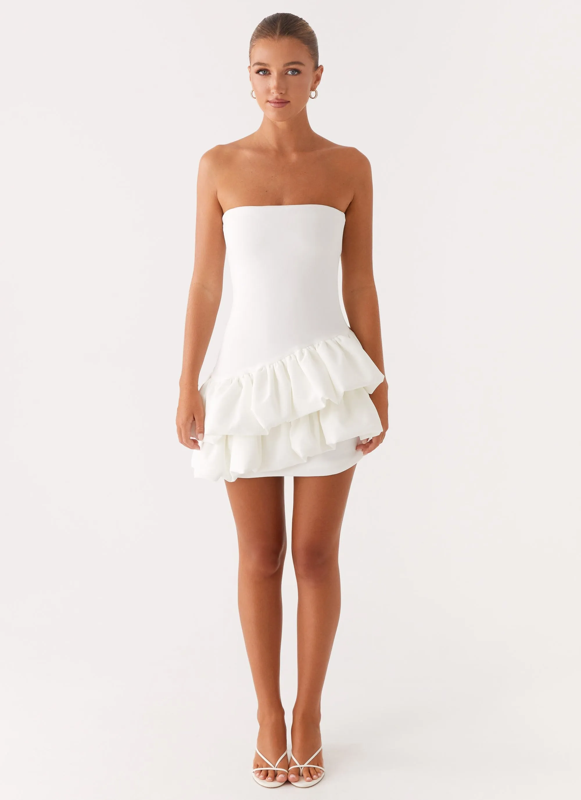 Marie Mini Dress - White sold by Peppermayo product image thumbnail 2