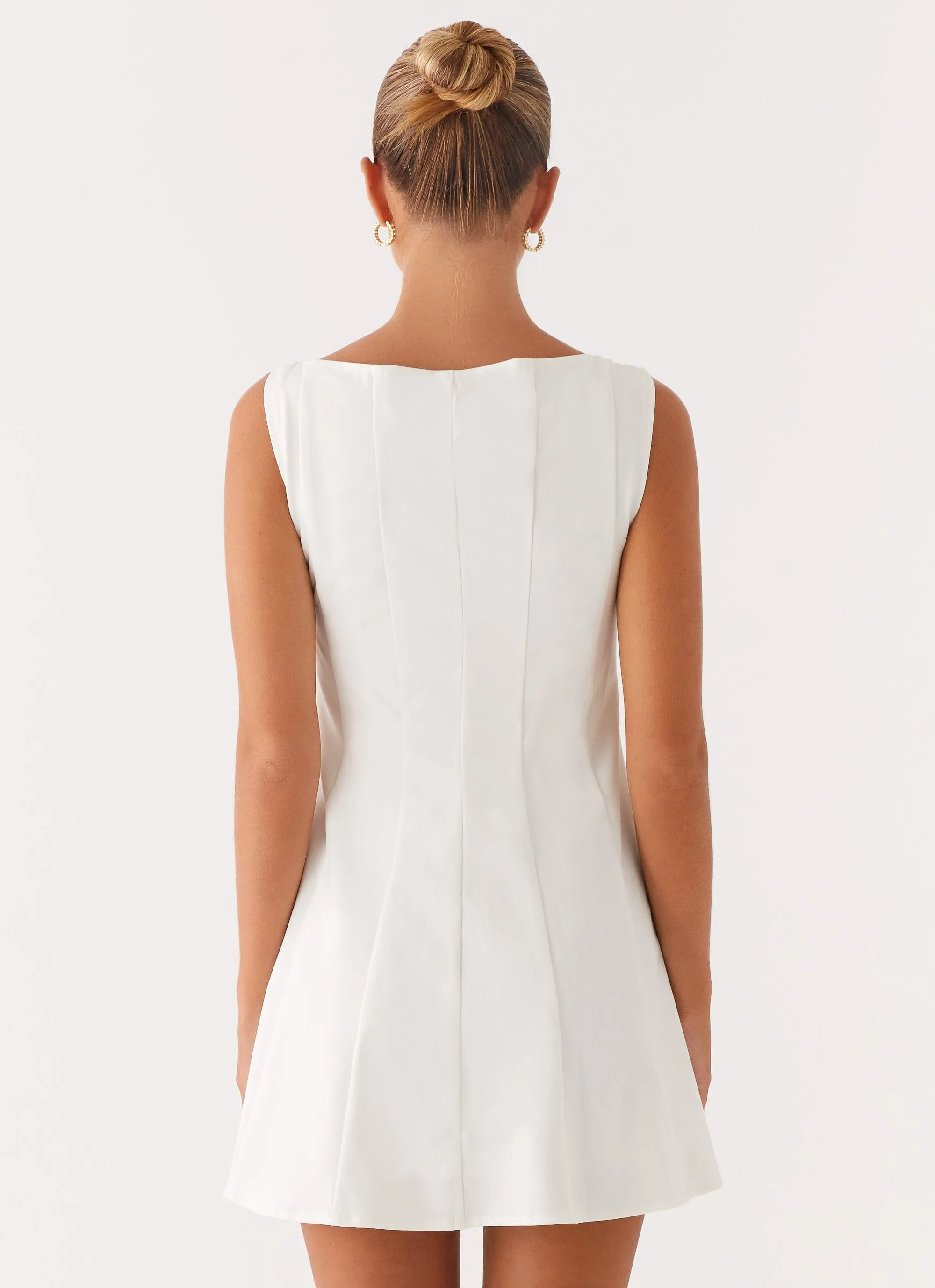 Emelie Mini Dress - White sold by Peppermayo product image thumbnail 4