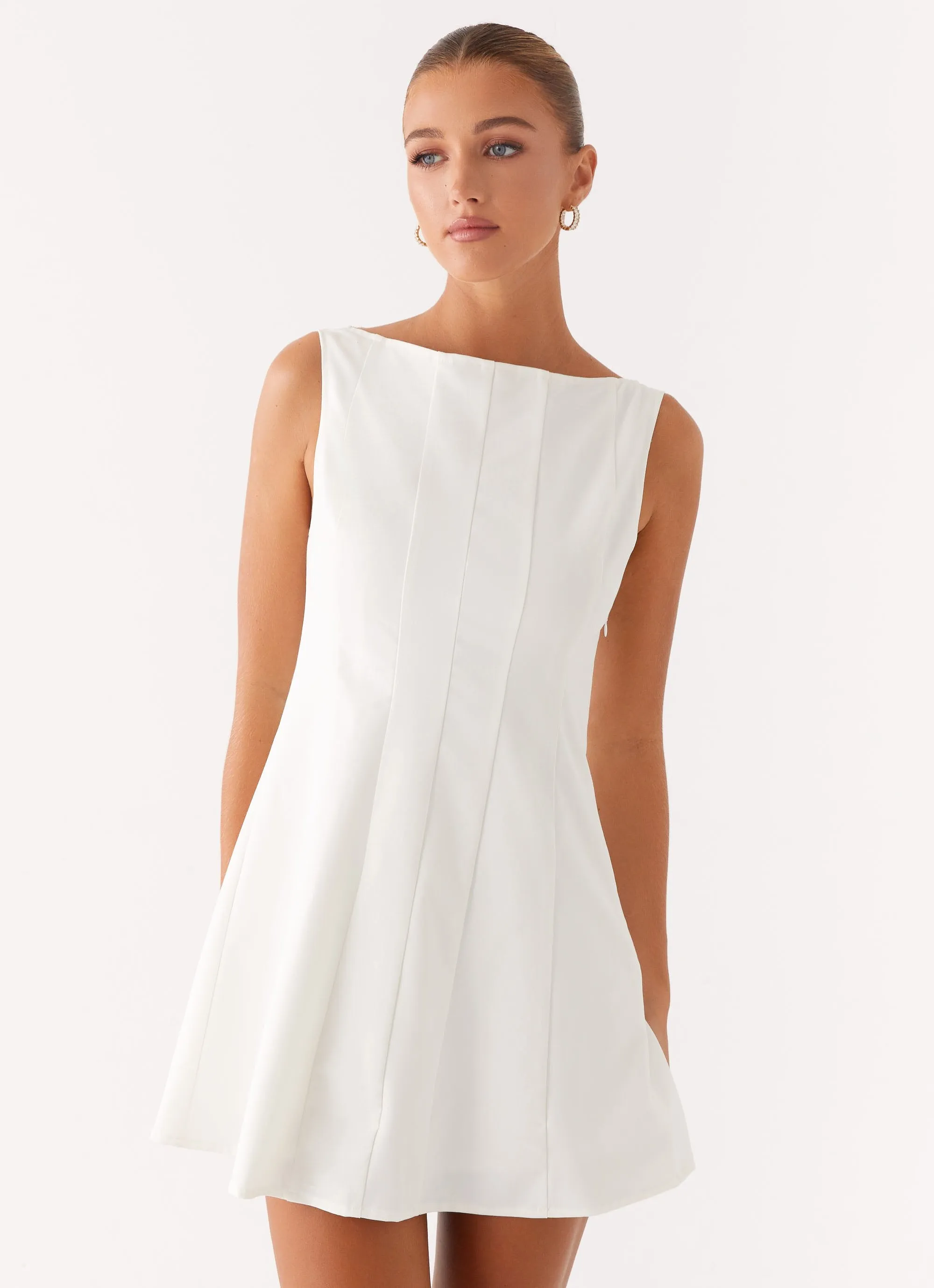 Emelie Mini Dress - White sold by Peppermayo product image thumbnail 5